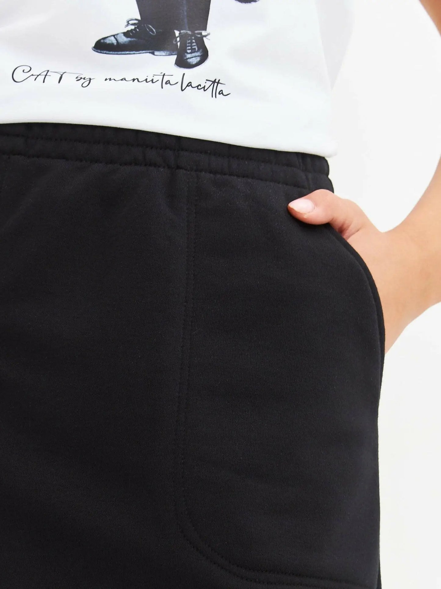 Black women’s skirt mini - Funny Cat Bottom | For Cat Lovers | CAT by maniita lacitta
