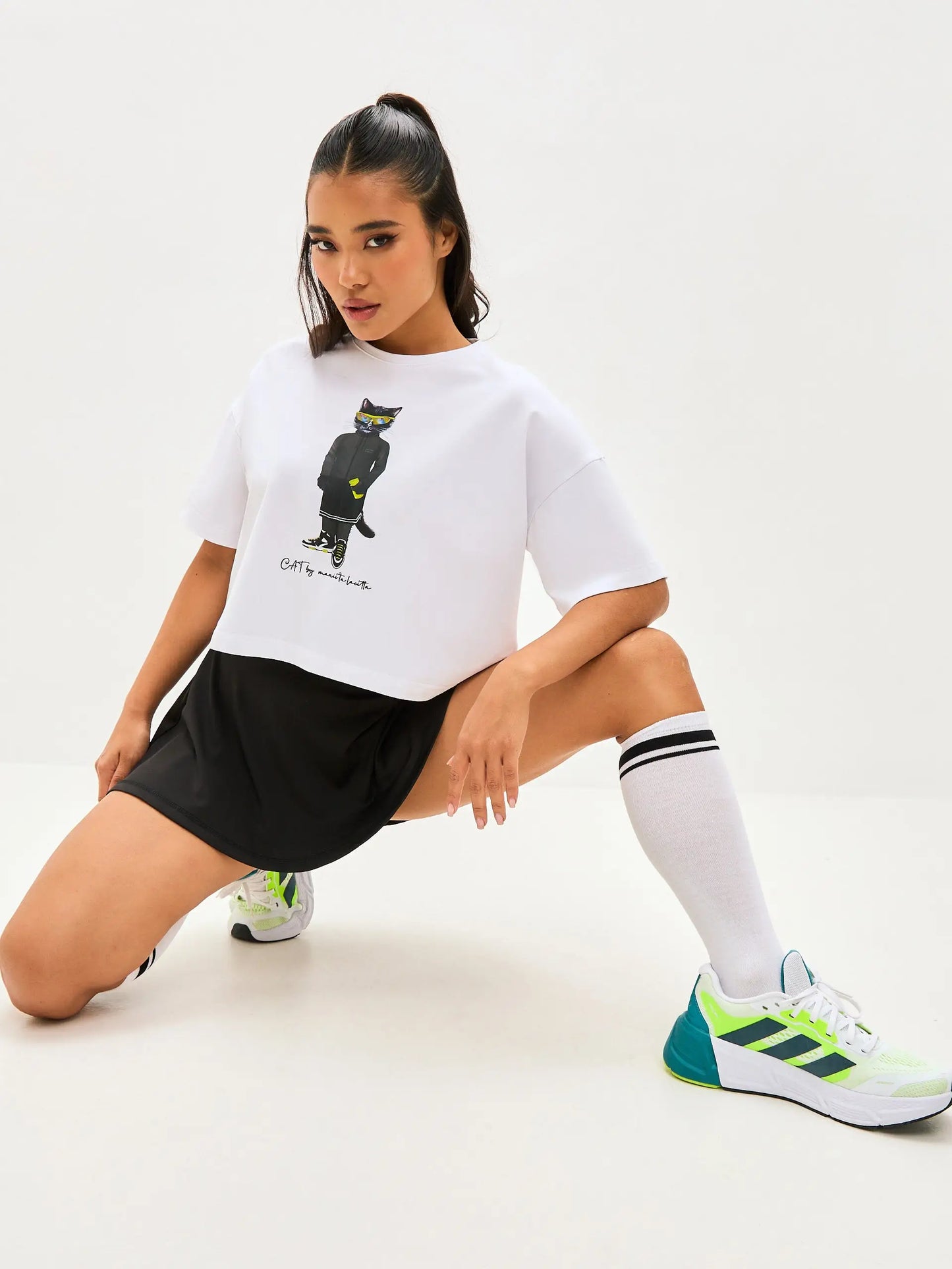 Black women’s sport skorts cat - Funny Cat Bottom | For Cat Lovers | CAT by maniita lacitta