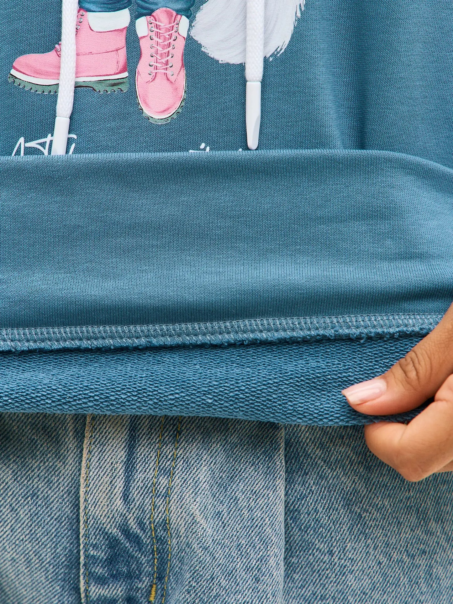 Blue hoodie white country cat - Funny Cat Hoodie & sweatshirt | For Cat Lovers | CAT by maniita