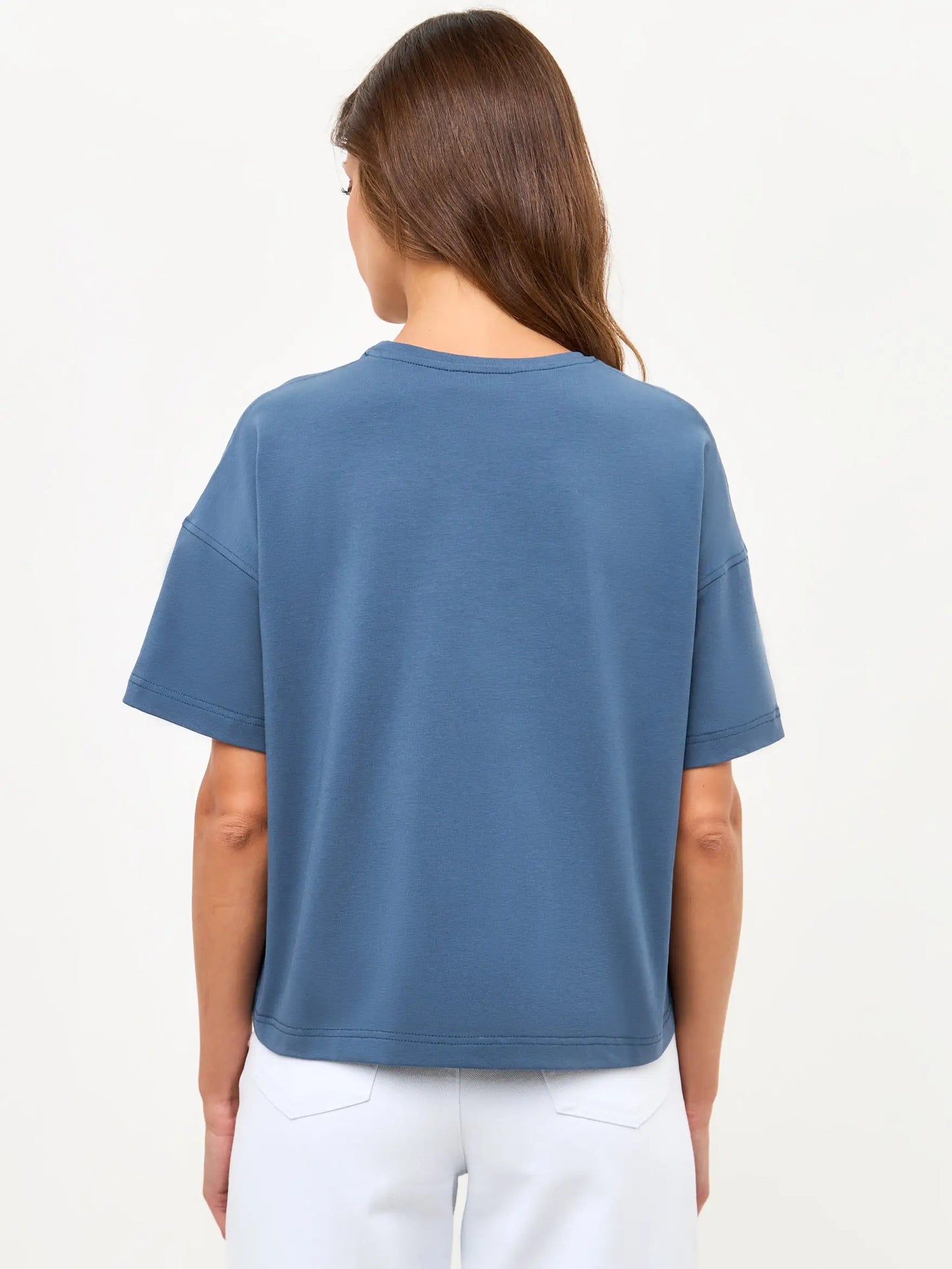 Blue t-shirt denim cat - Funny Cat T-shirt | For Cat Lovers | CAT by maniita lacitta