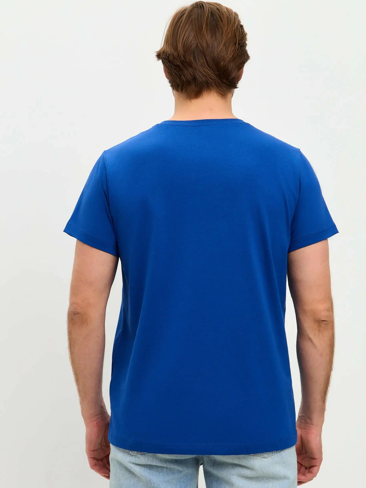 Blue Printed T-shirt HOODIE CAT Maniita Lacitta.