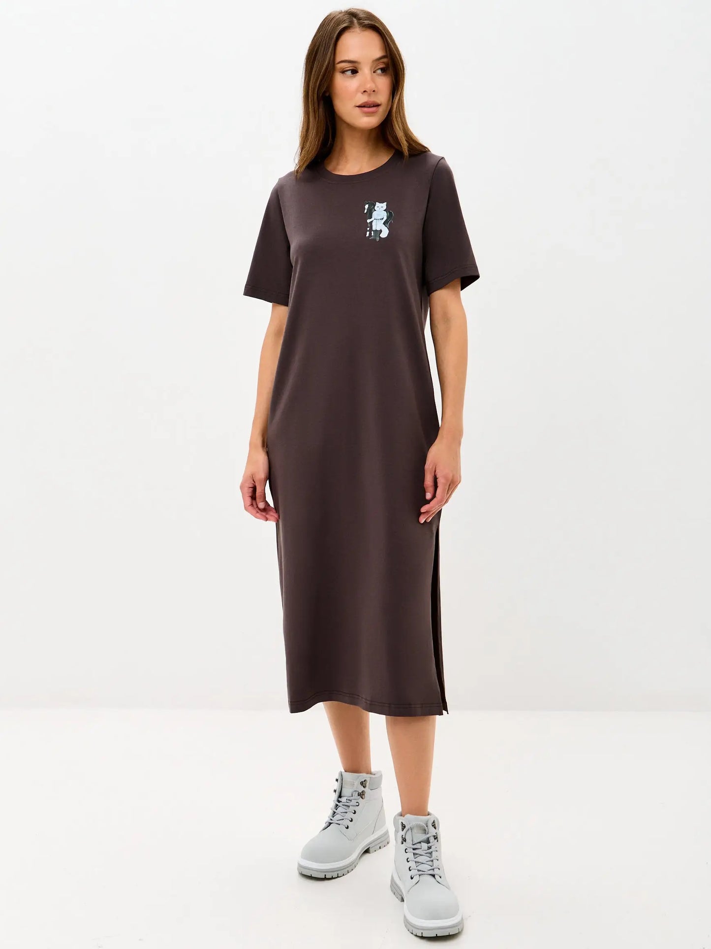 Brown dress rider cat - Funny Cat Dress | For Cat Lovers | CAT by maniita lacitta