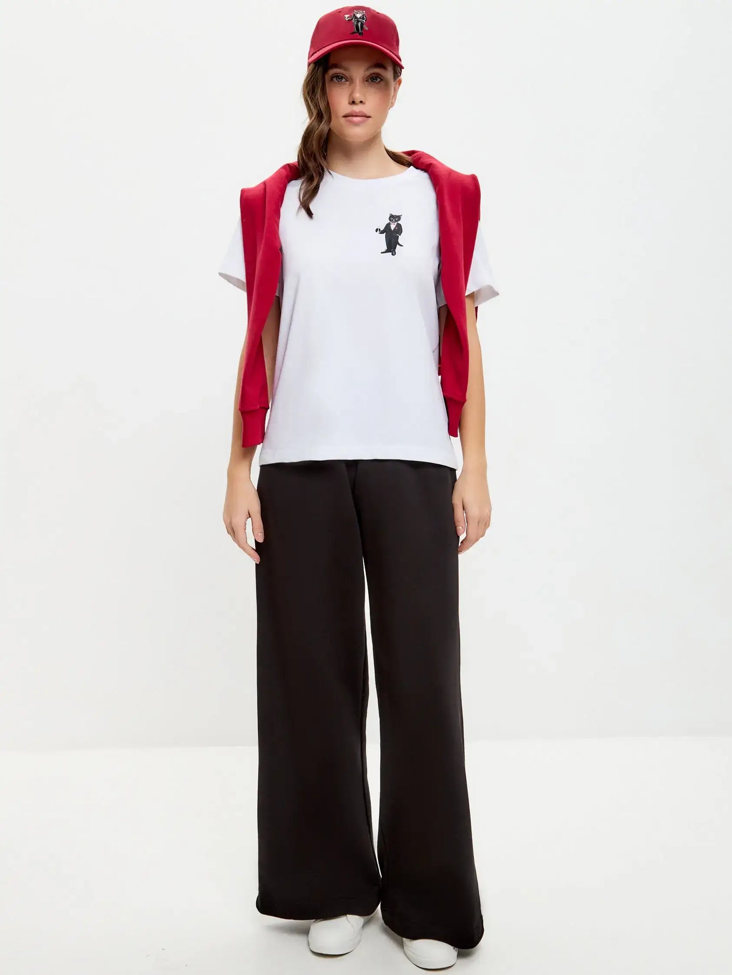 Cap maroon with dandy cat - Funny Cat | For Cat Lovers | CAT by maniita lacitta