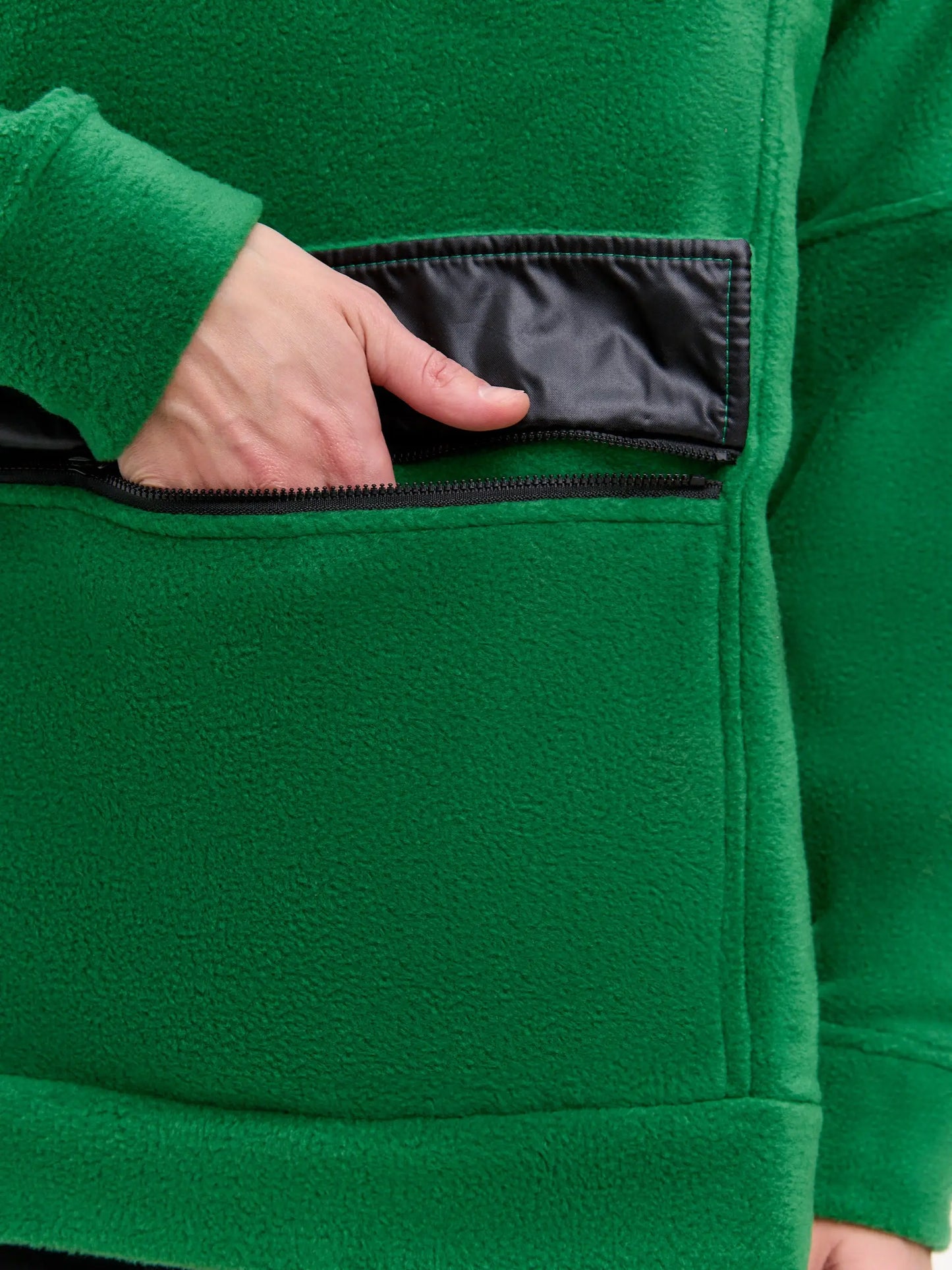 Green Fleece sweatshirt CATFLEES - Fleece (recycled)