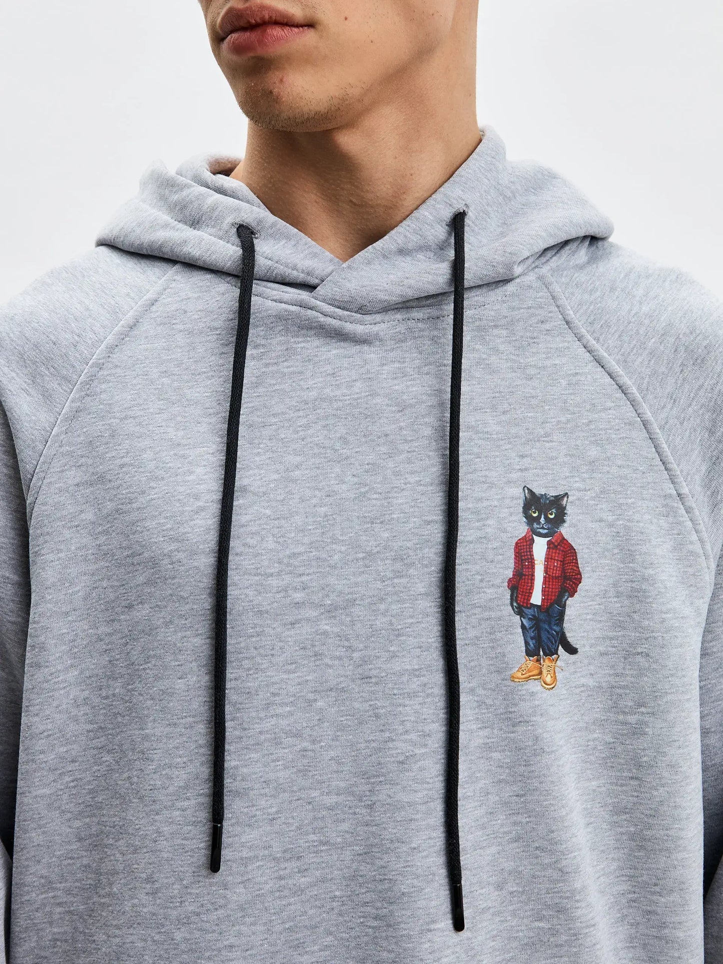 Grey hoodie country cat - Funny Cat Hoodie & sweatshirt | For Cat Lovers | CAT by maniita