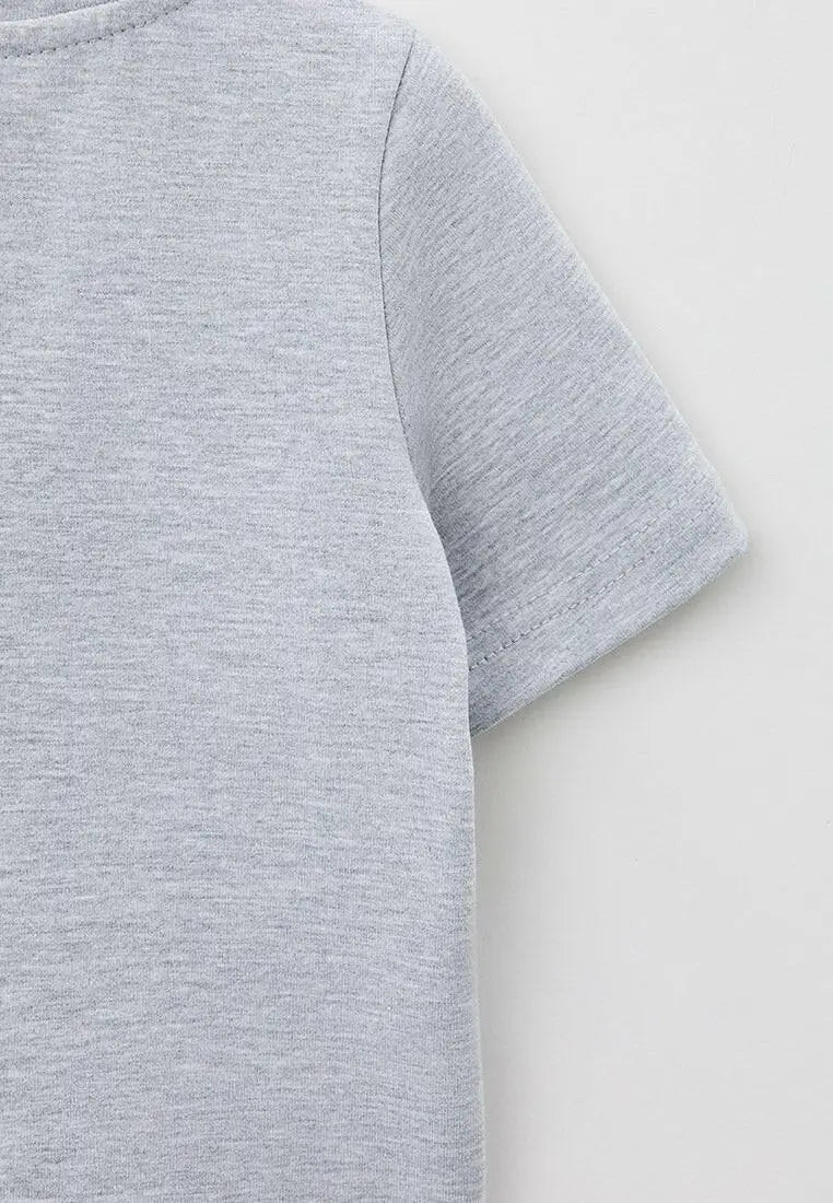 Grey printed t-shirt school cat - Funny Cat T-shirt | For Cat Lovers | CAT by maniita lacitta