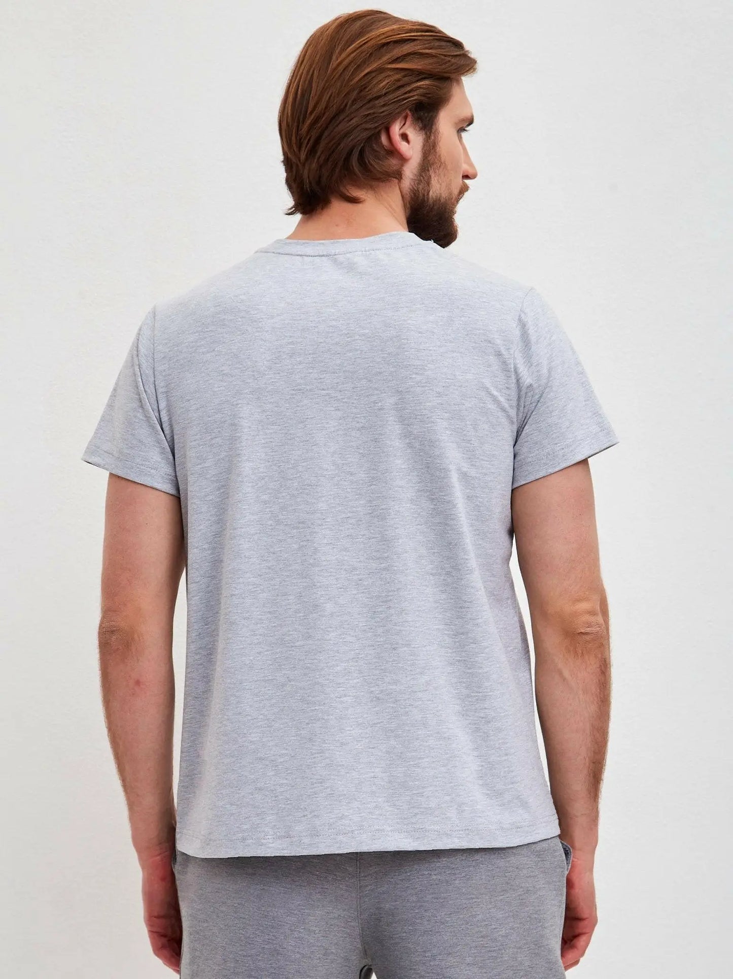 Grey printed t-shirt surfer cat - Funny Cat T-shirt | For Cat Lovers | CAT by maniita lacitta