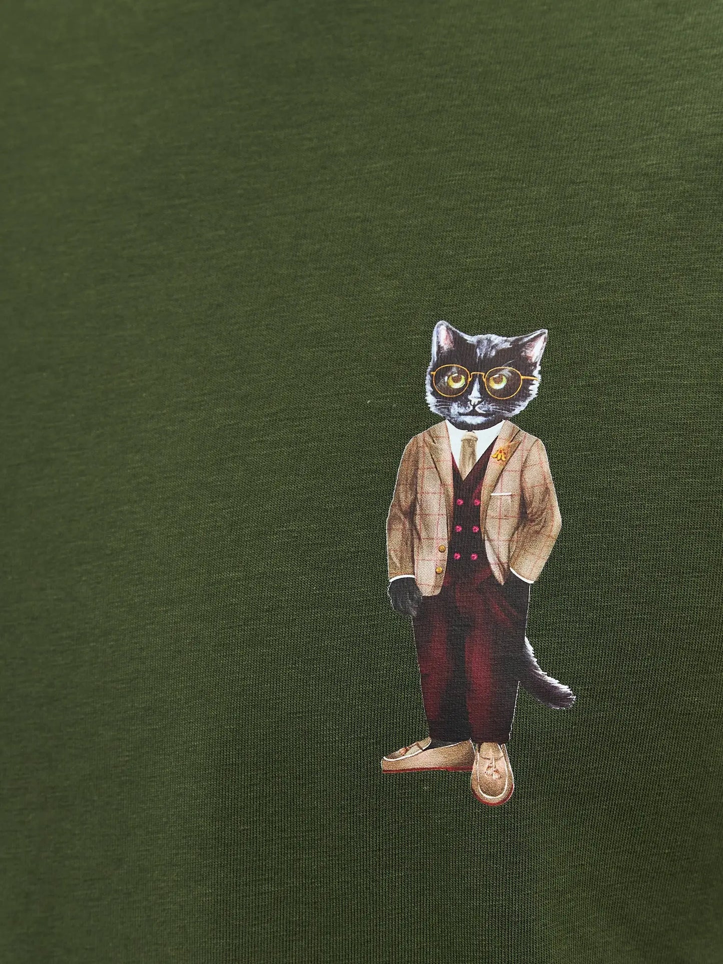 Olive t-shirt professor cat - Funny Cat T-shirt | For Cat Lovers | CAT by maniita lacitta