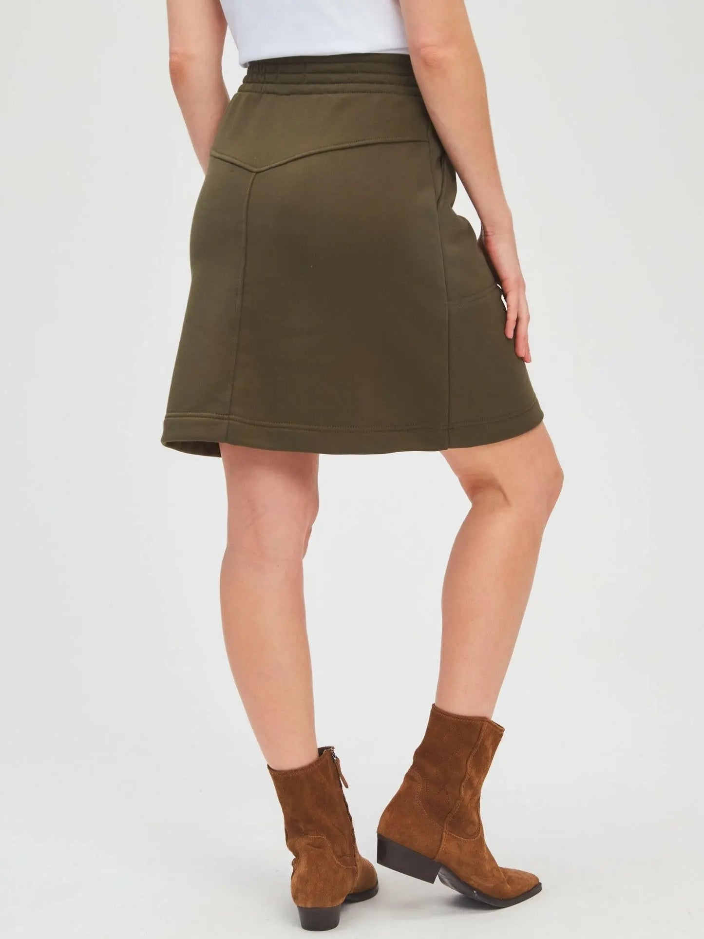 Olive women’s skirt mini - Funny Cat Bottom | For Cat Lovers | CAT by maniita lacitta