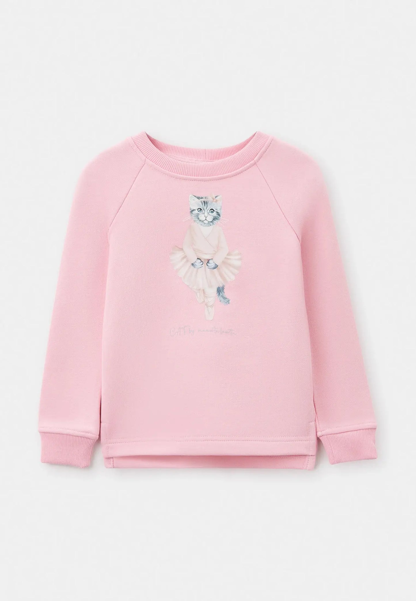 Pink sweatshirt BALLET CAT - Funny Cat Hoodie & sweatshirt | For Cat Lovers | CAT by maniita