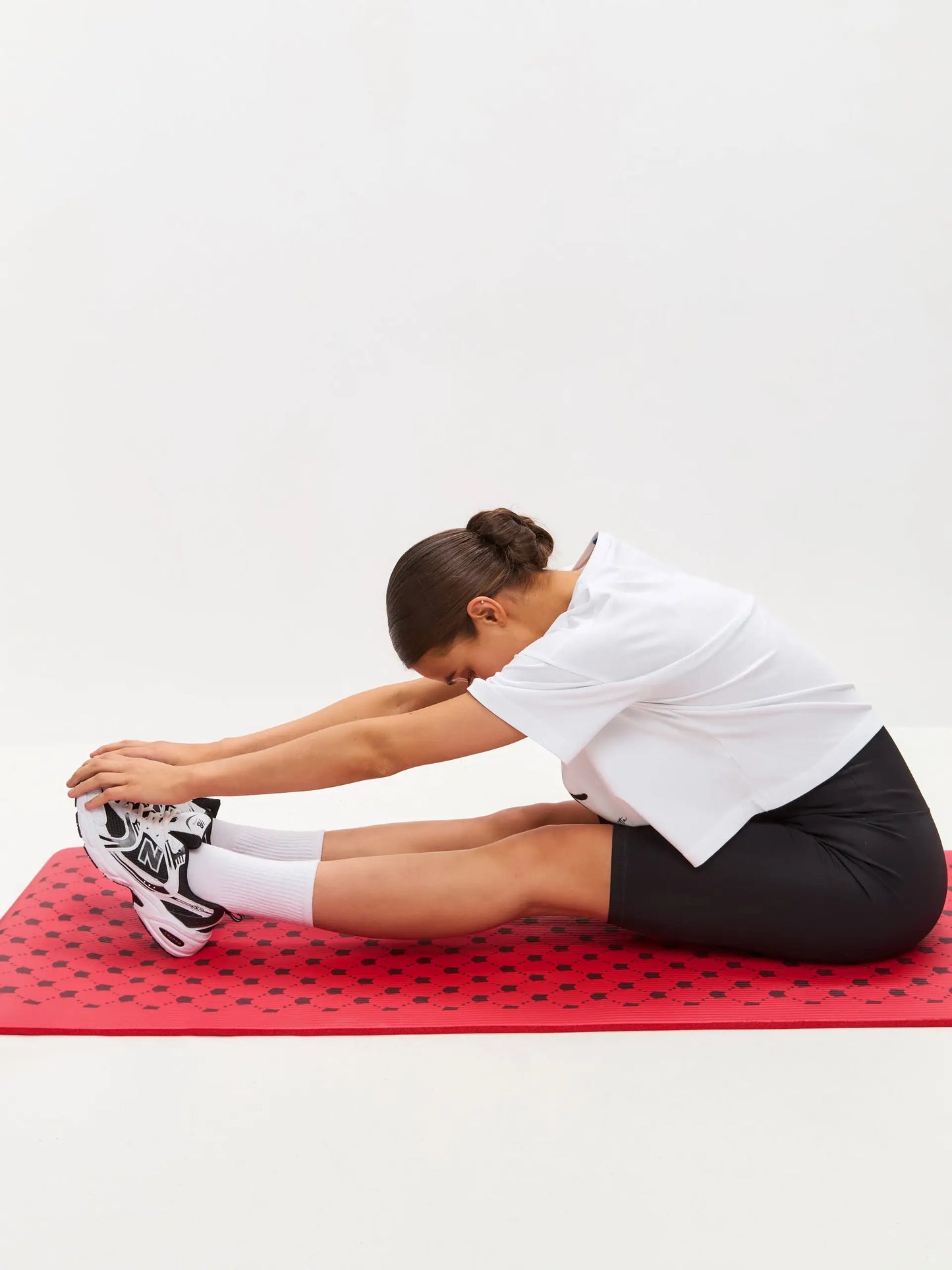 Red yoga & fitness mat with cat - Funny Cat | For Cat Lovers | CAT by maniita lacitta