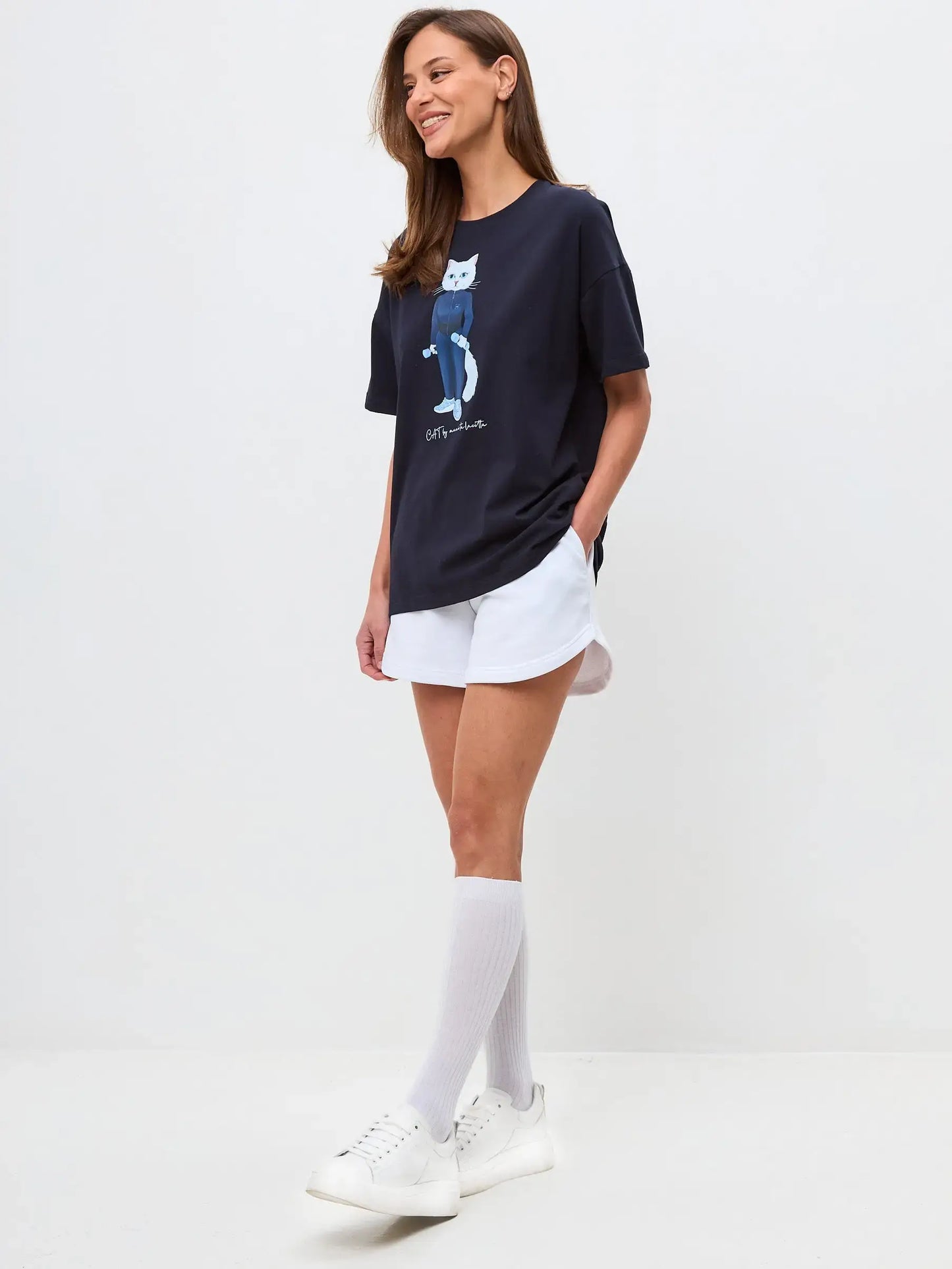 White Women’s CATshorts - Bottom