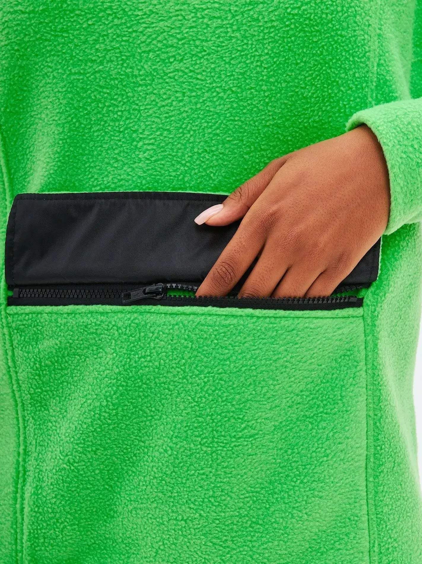 Sport set: bright green fleece sweatshirt & black women’s leggins - Funny Cat | For Cat Lovers | CAT by maniita lacitta