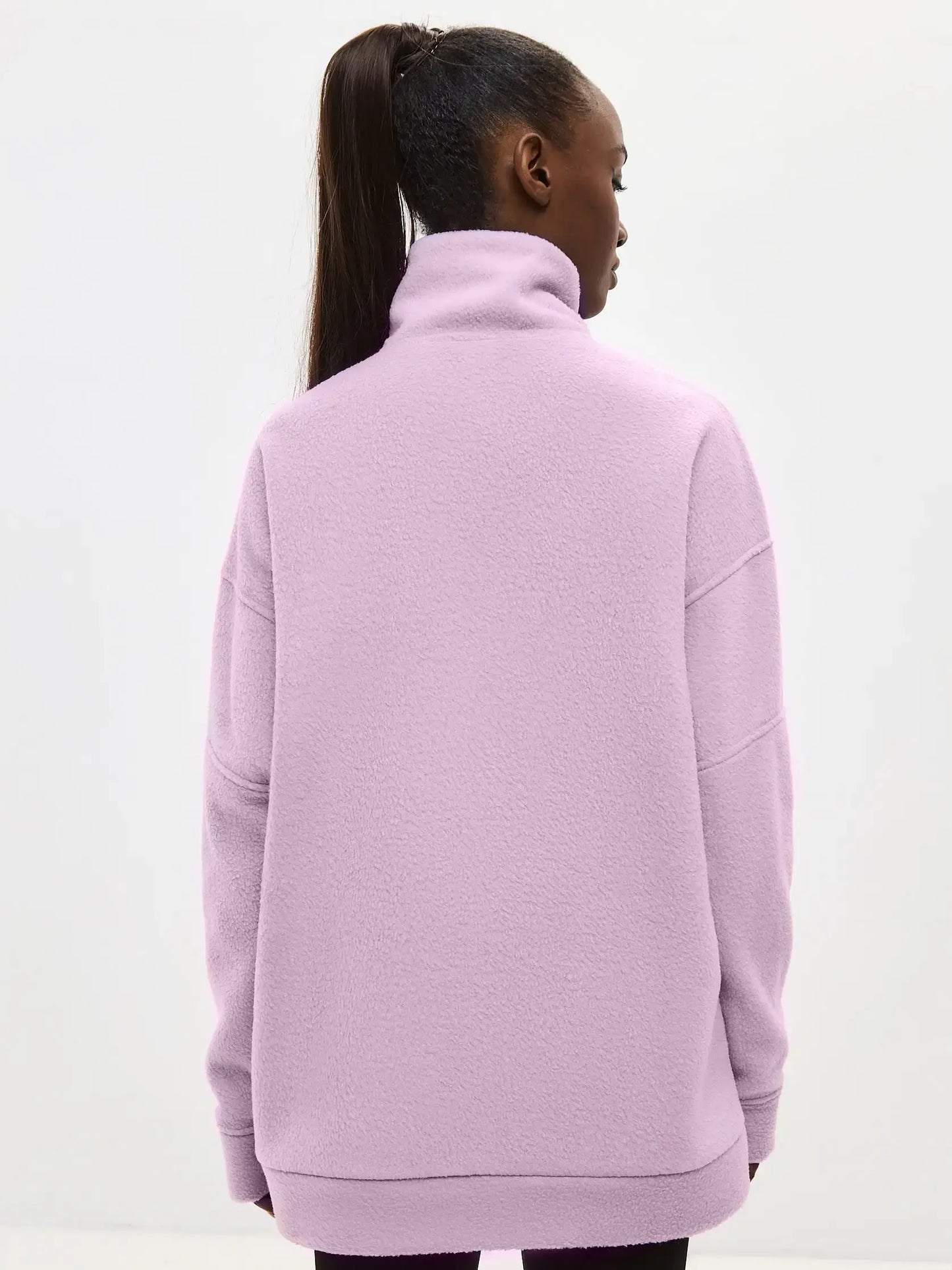 Sport set: purple fleece sweatshirt & black women’s leggins - Funny Cat | For Cat Lovers | CAT by maniita lacitta