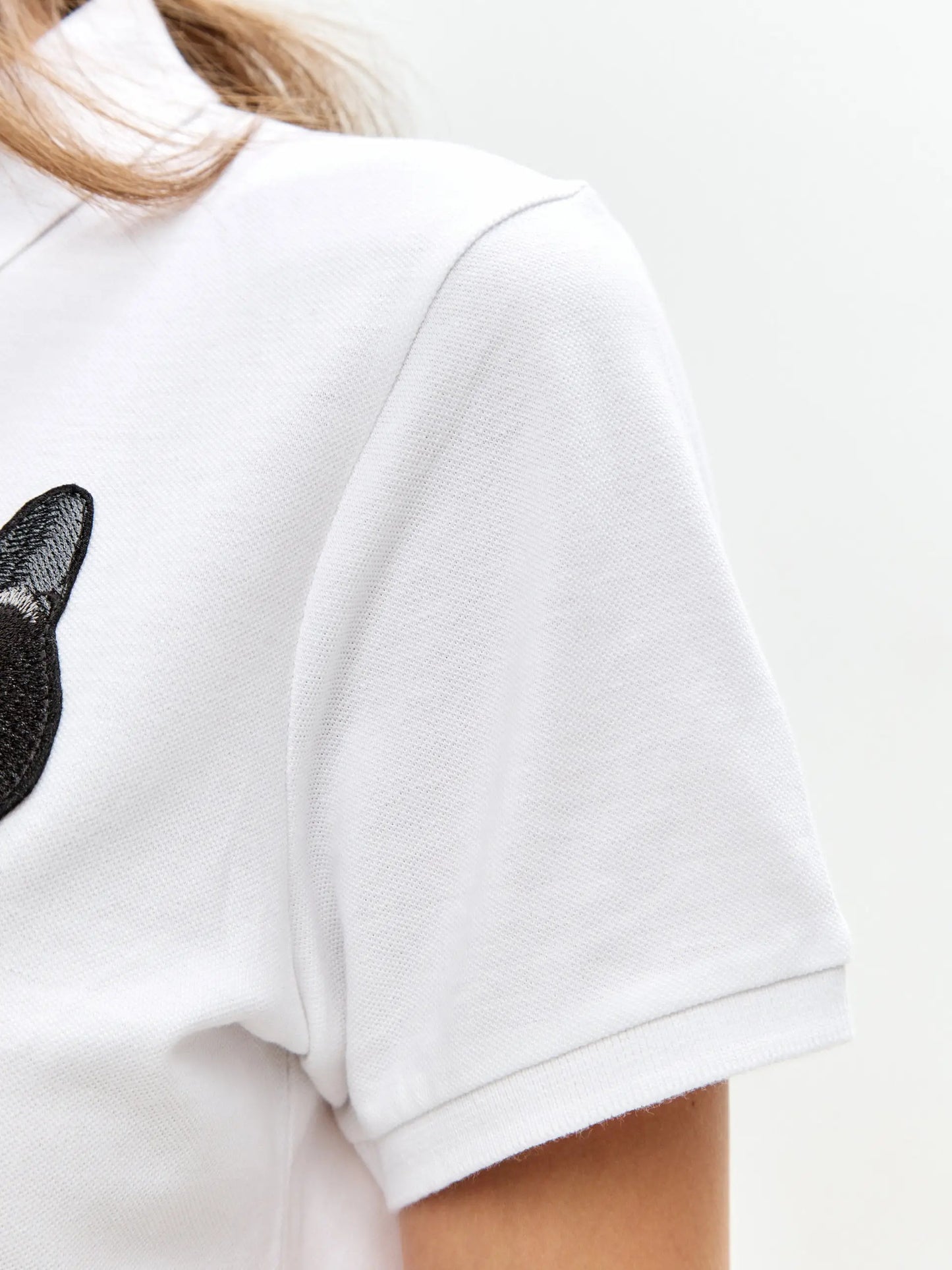 White polo t-shirt cat - Funny Cat Polo t-shirt & dress | For Cat Lovers | CAT by maniita