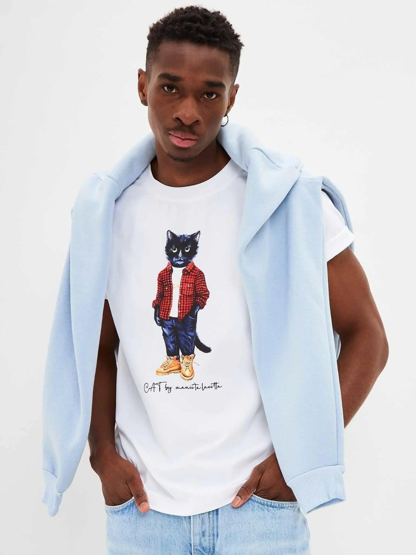 Printed T-shirt COUNTRY CAT - Maniita Lacitta