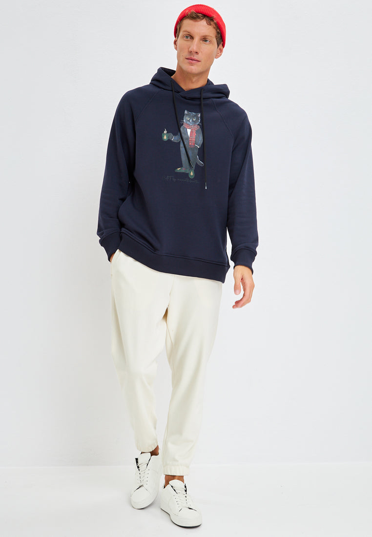 Sudadera burdeos gato de año nuevo (copia)