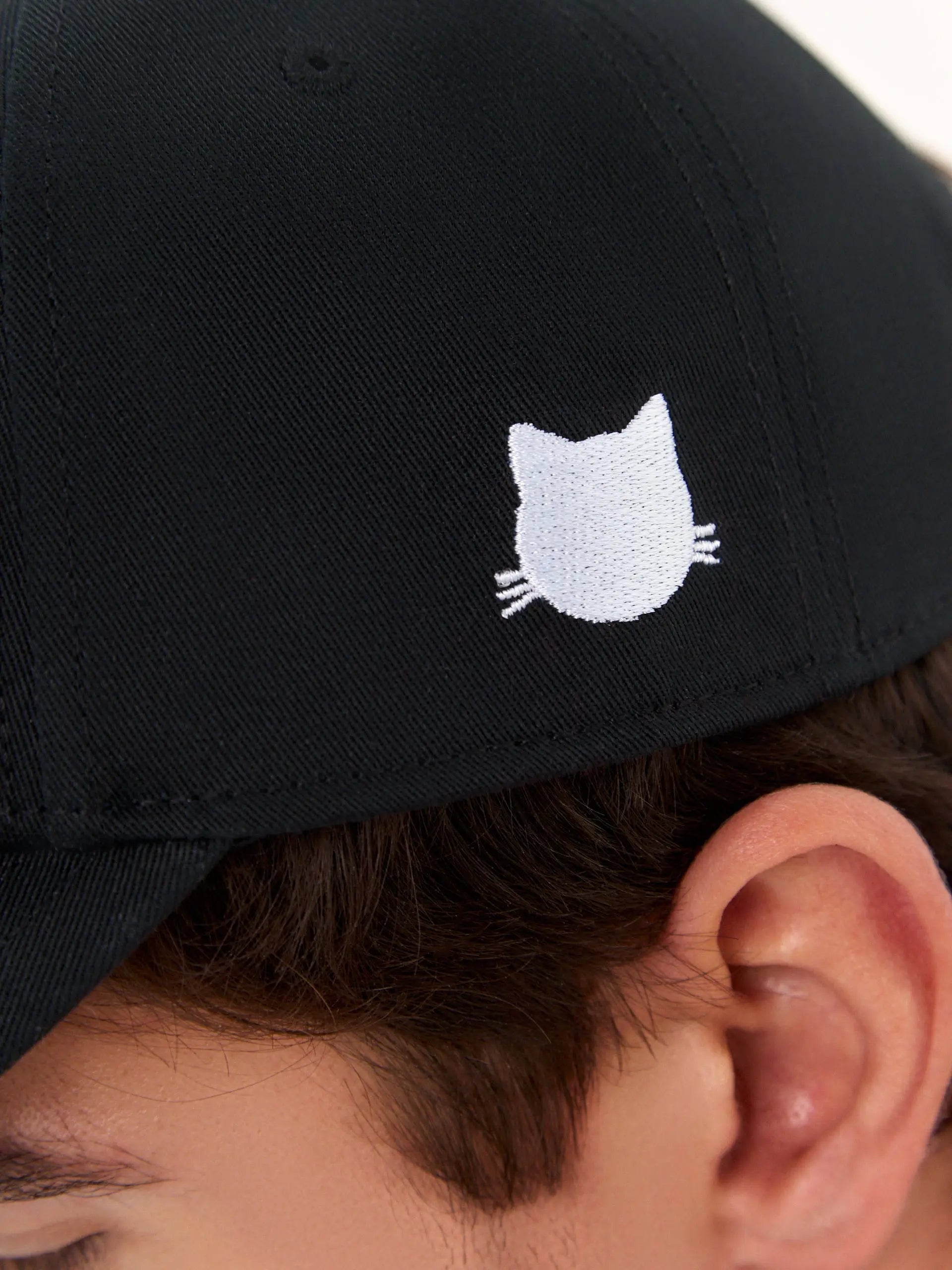 Black cap with logo cat - Funny Cat | For Cat Lovers | CAT by maniita lacitta