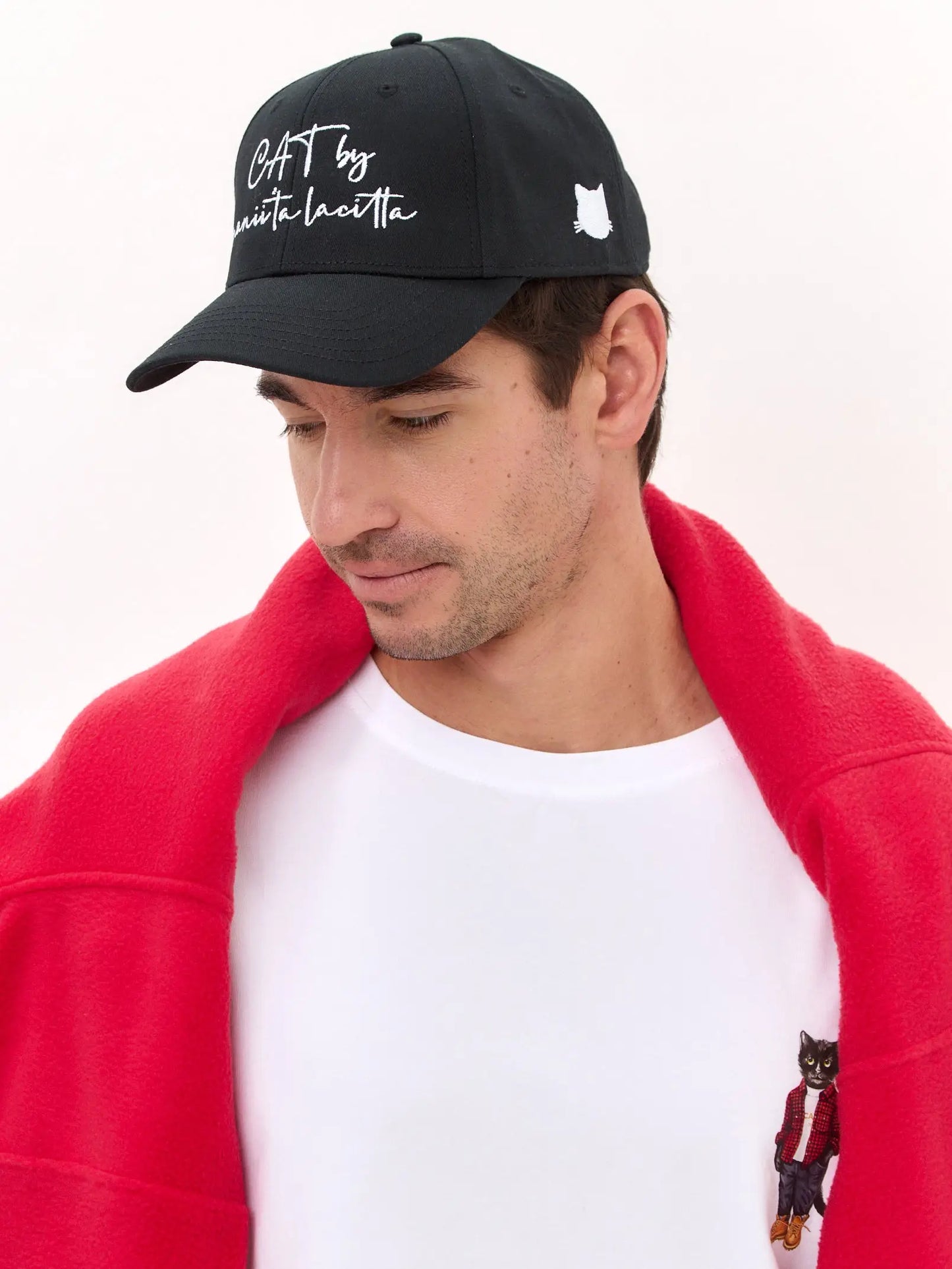 Black cap with logo cat - Funny Cat | For Cat Lovers | CAT by maniita lacitta