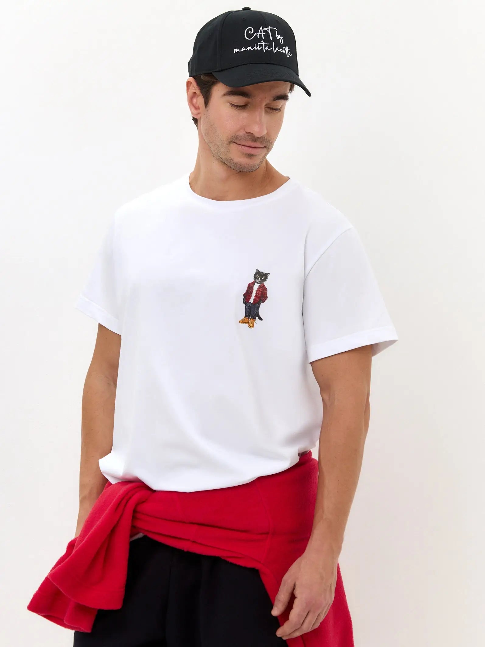 Black cap with logo cat - Funny Cat | For Cat Lovers | CAT by maniita lacitta