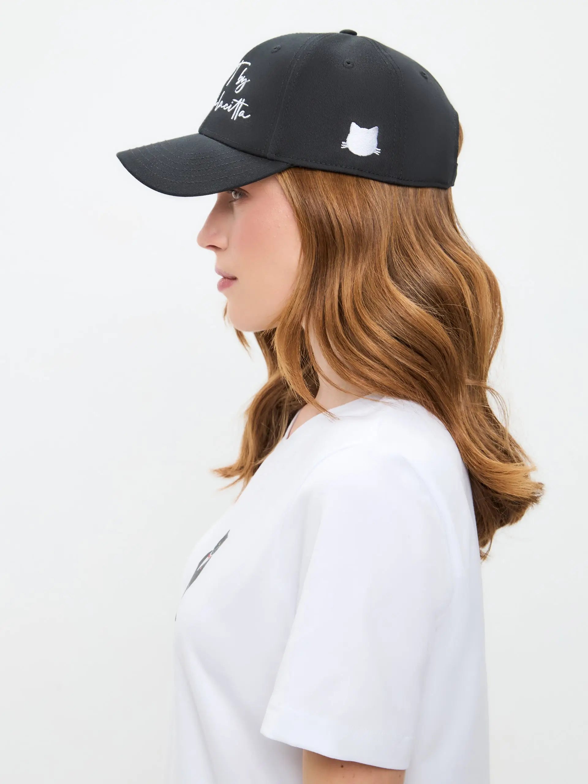Black cap with logo cat - Funny Cat | For Cat Lovers | CAT by maniita lacitta
