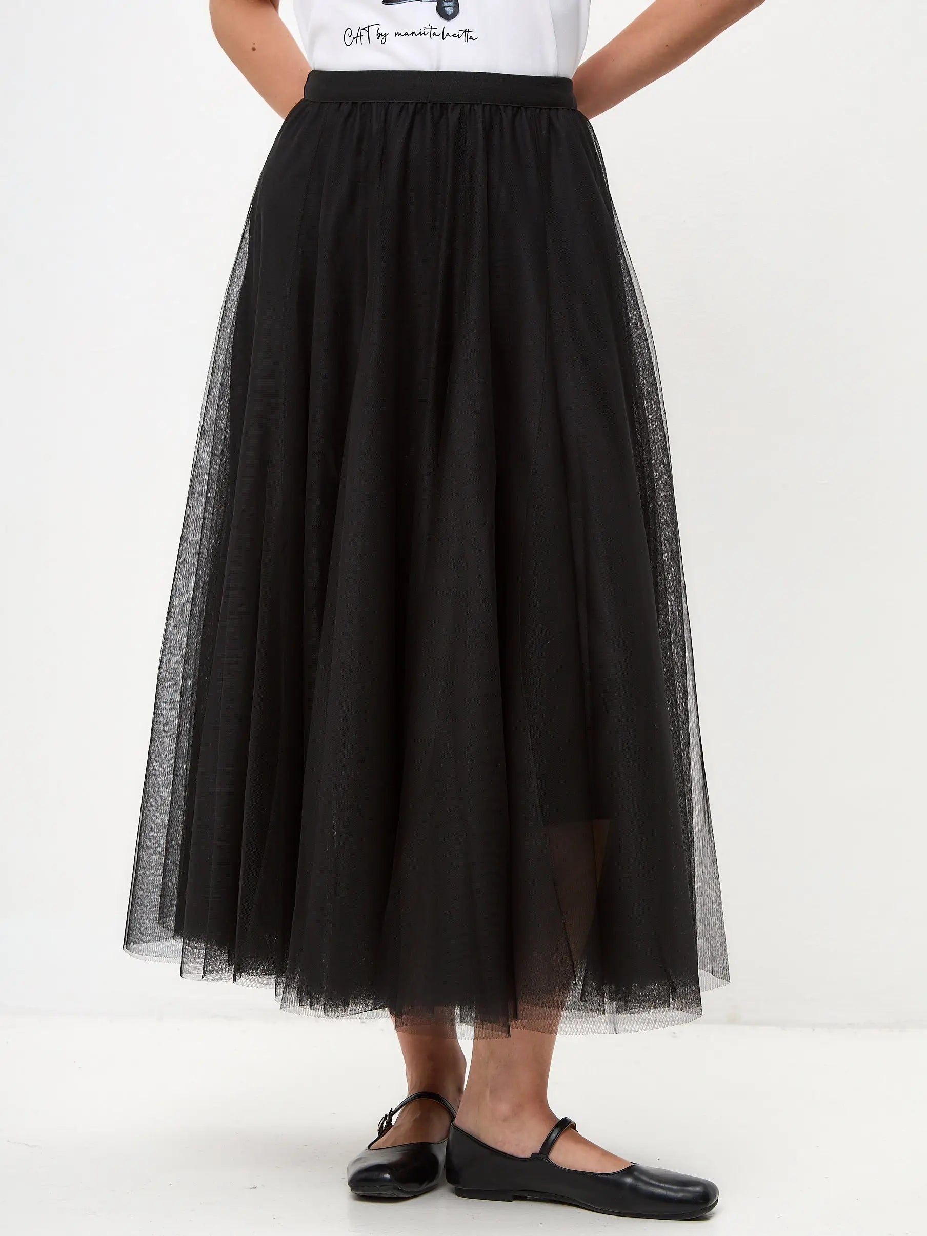 Black tulle skirt rocky - Funny Cat Bottom | For Cat Lovers | CAT by maniita lacitta