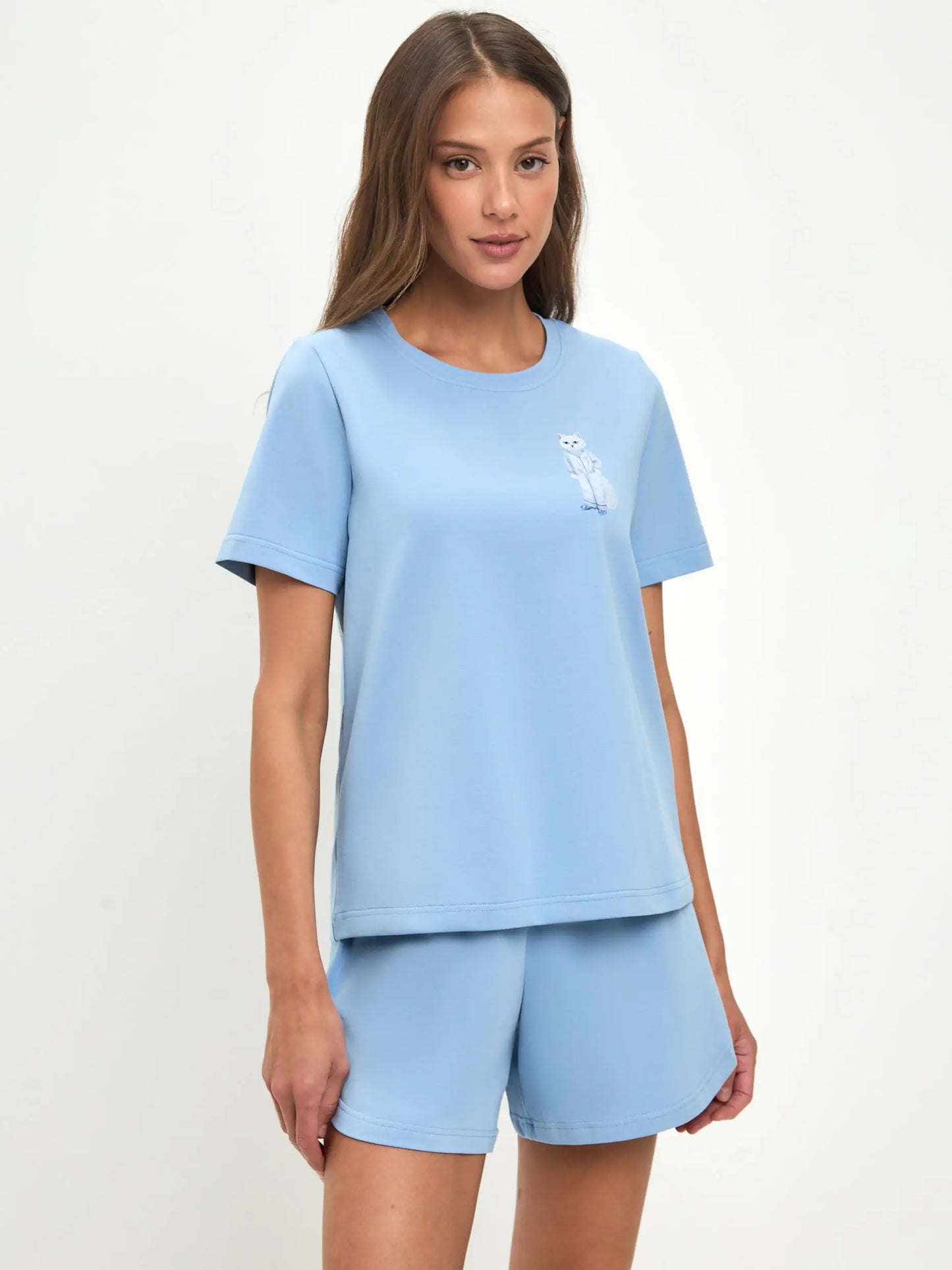 Blue pajamas - Funny Cat Loungewear | For Cat Lovers | CAT by maniita lacitta
