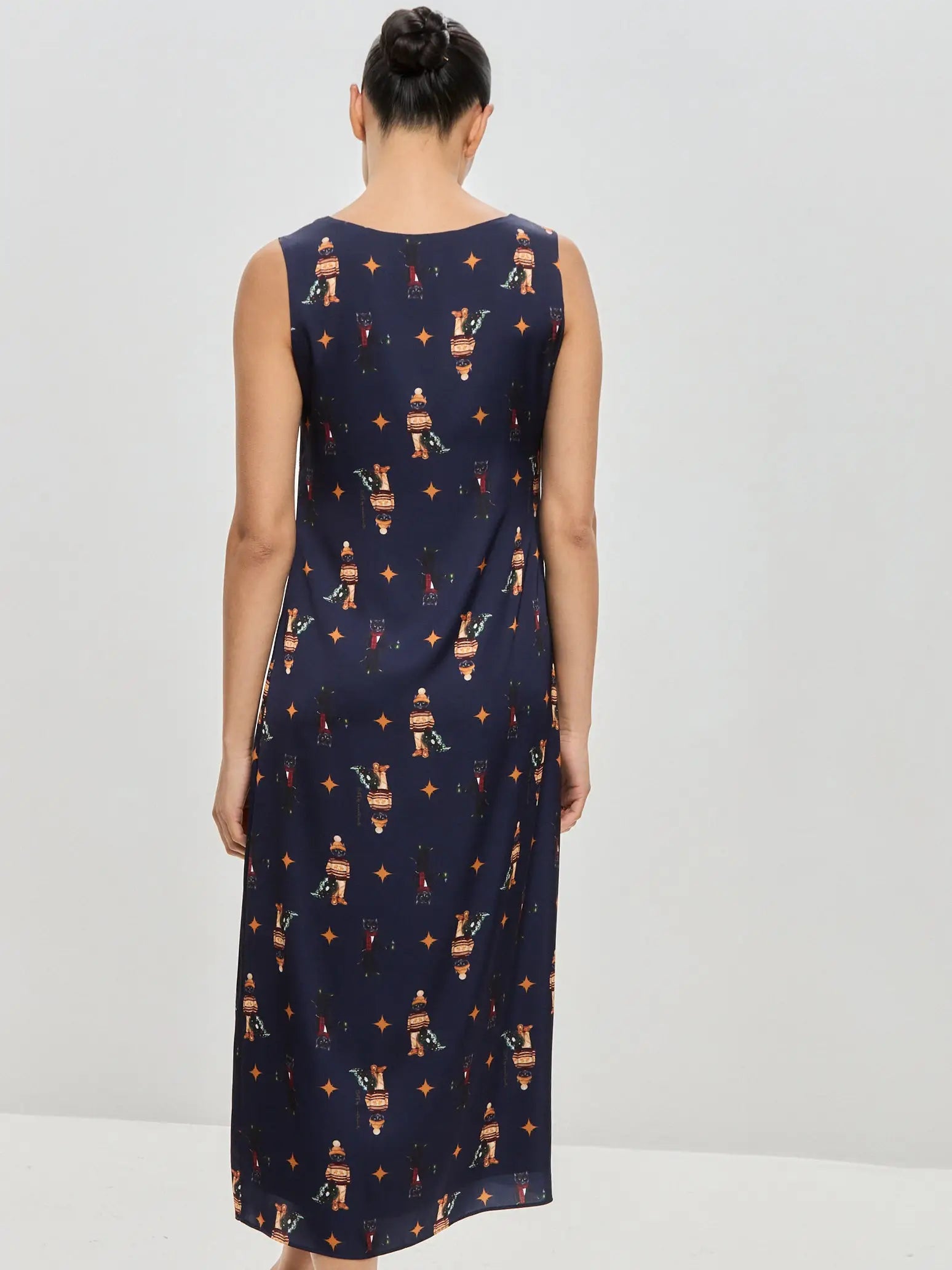 Blue silk loungewear - Funny Cat Loungewear | For Cat Lovers | CAT by maniita lacitta