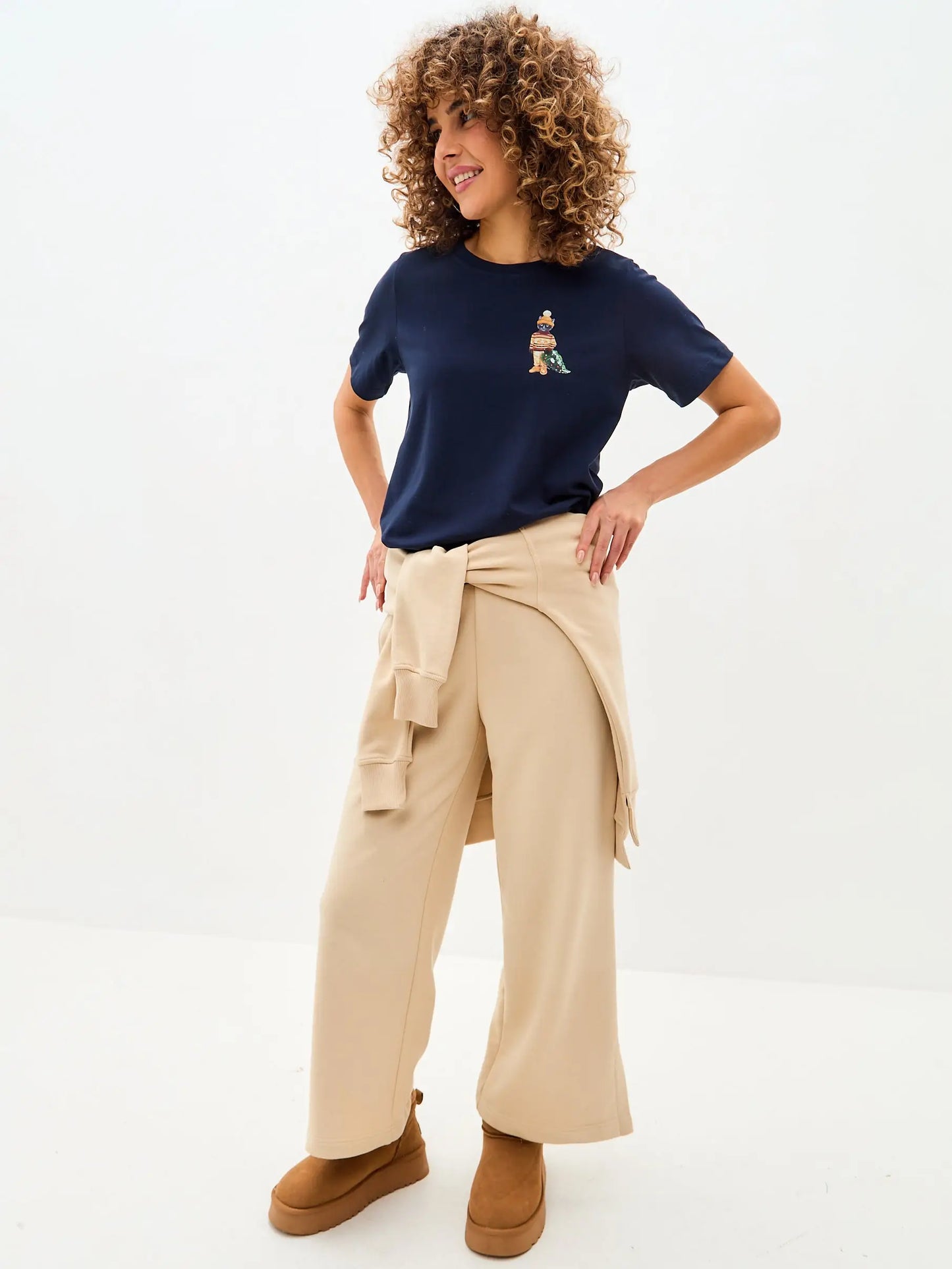 Blue t-shirt christmas cat - Funny Cat T-shirt | For Cat Lovers | CAT by maniita lacitta