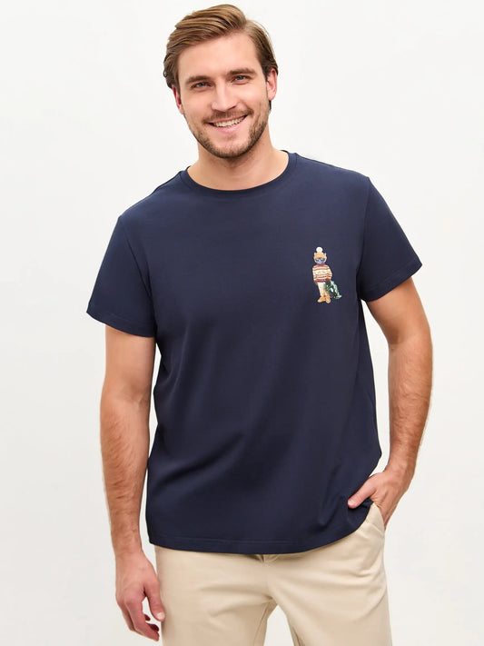 Blue t-shirt christmas cat - Funny Cat T-shirt | For Cat Lovers | CAT by maniita lacitta