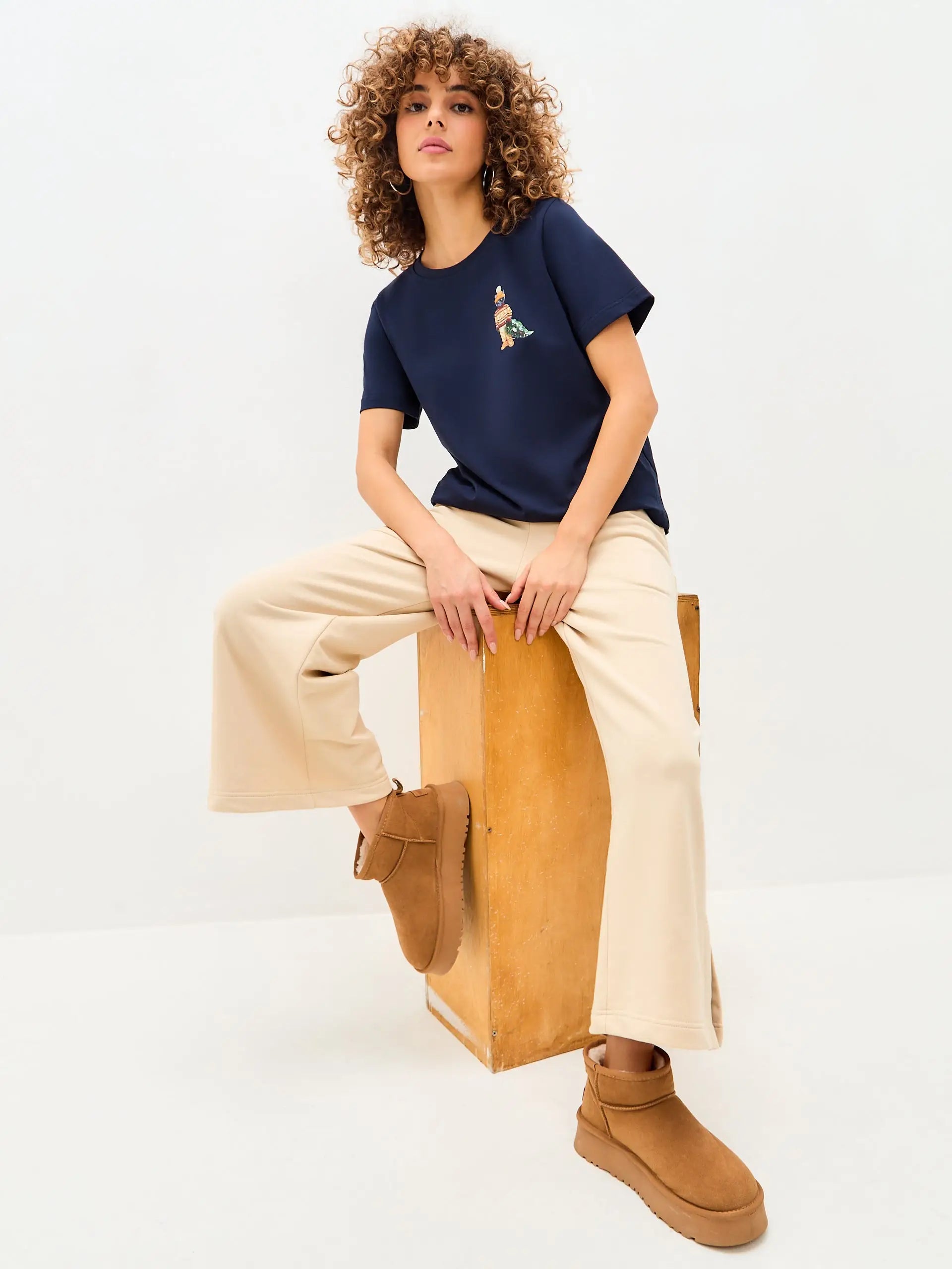 Blue t-shirt christmas cat - Funny Cat T-shirt | For Cat Lovers | CAT by maniita lacitta