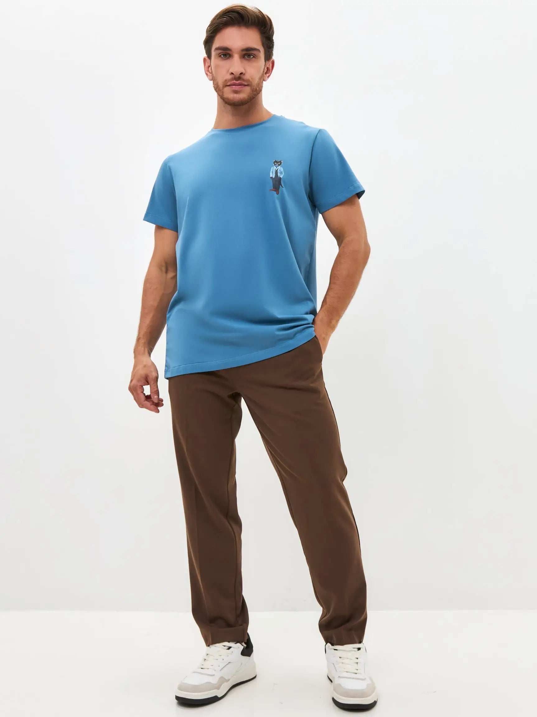 Blue t-shirt suit cat - Funny Cat T-shirt | For Cat Lovers | CAT by maniita lacitta