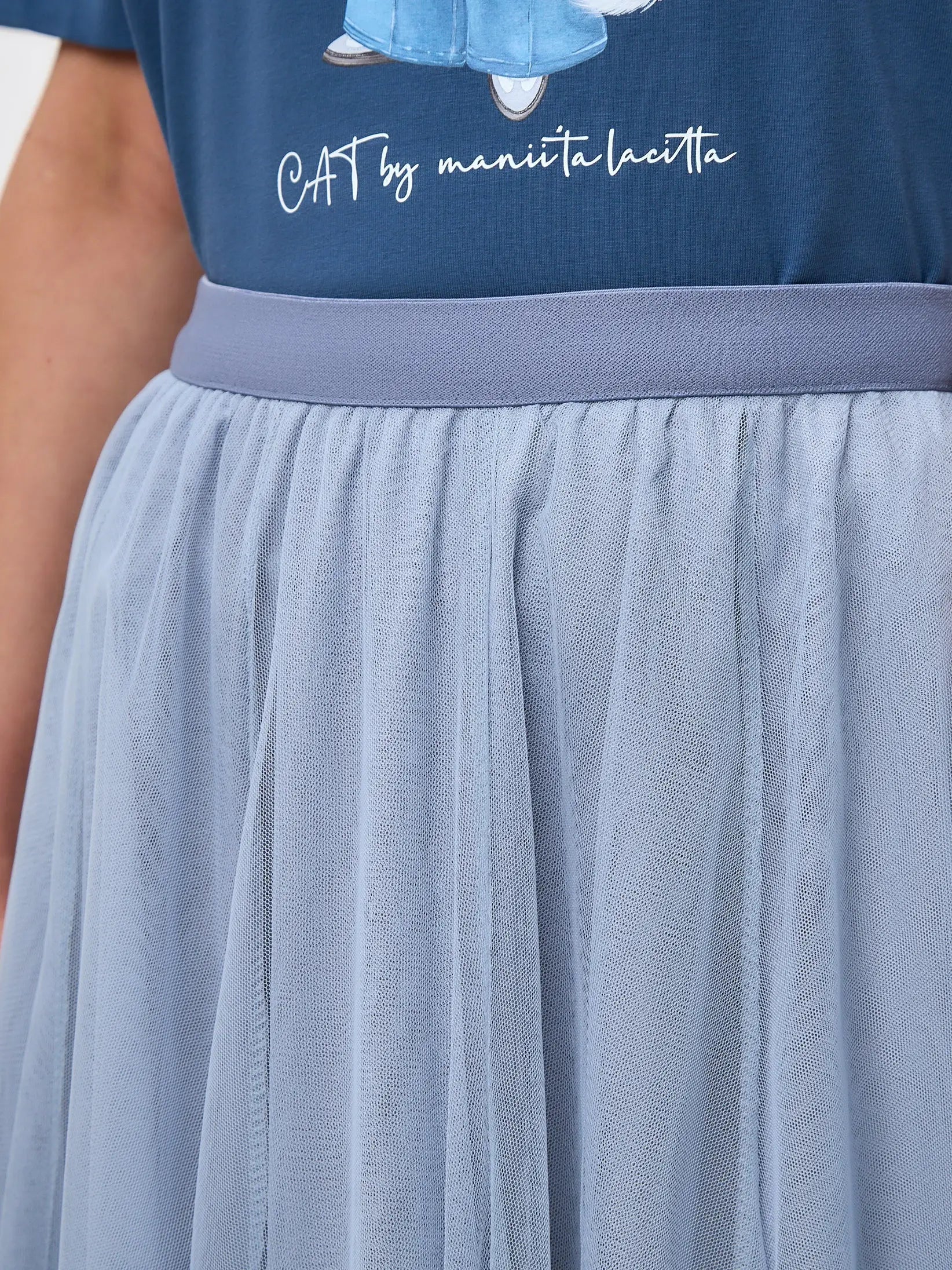 Blue tulle skirt rocky - Funny Cat Bottom | For Cat Lovers | CAT by maniita lacitta