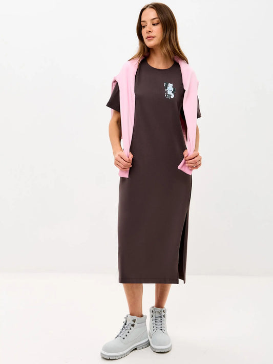 Brown dress rider cat - Funny Cat Dress | For Cat Lovers | CAT by maniita lacitta