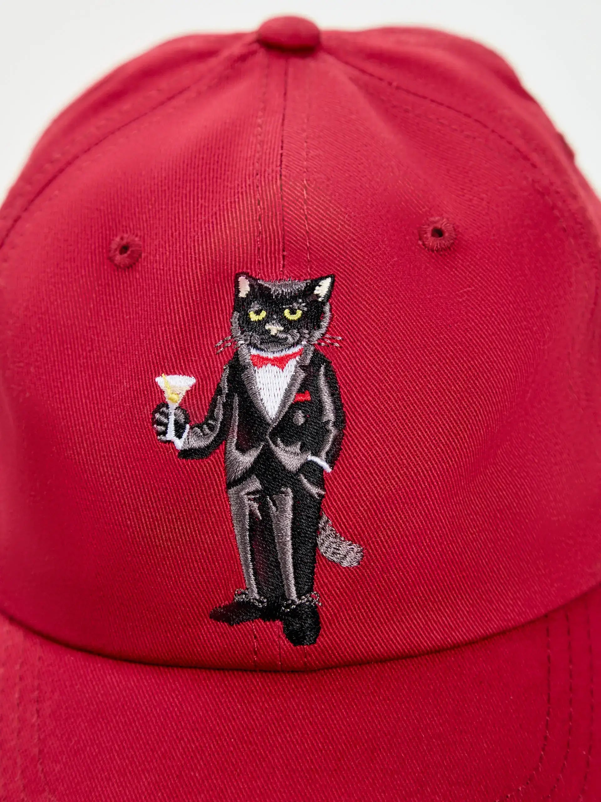 Cap maroon with dandy cat - Funny Cat | For Cat Lovers | CAT by maniita lacitta