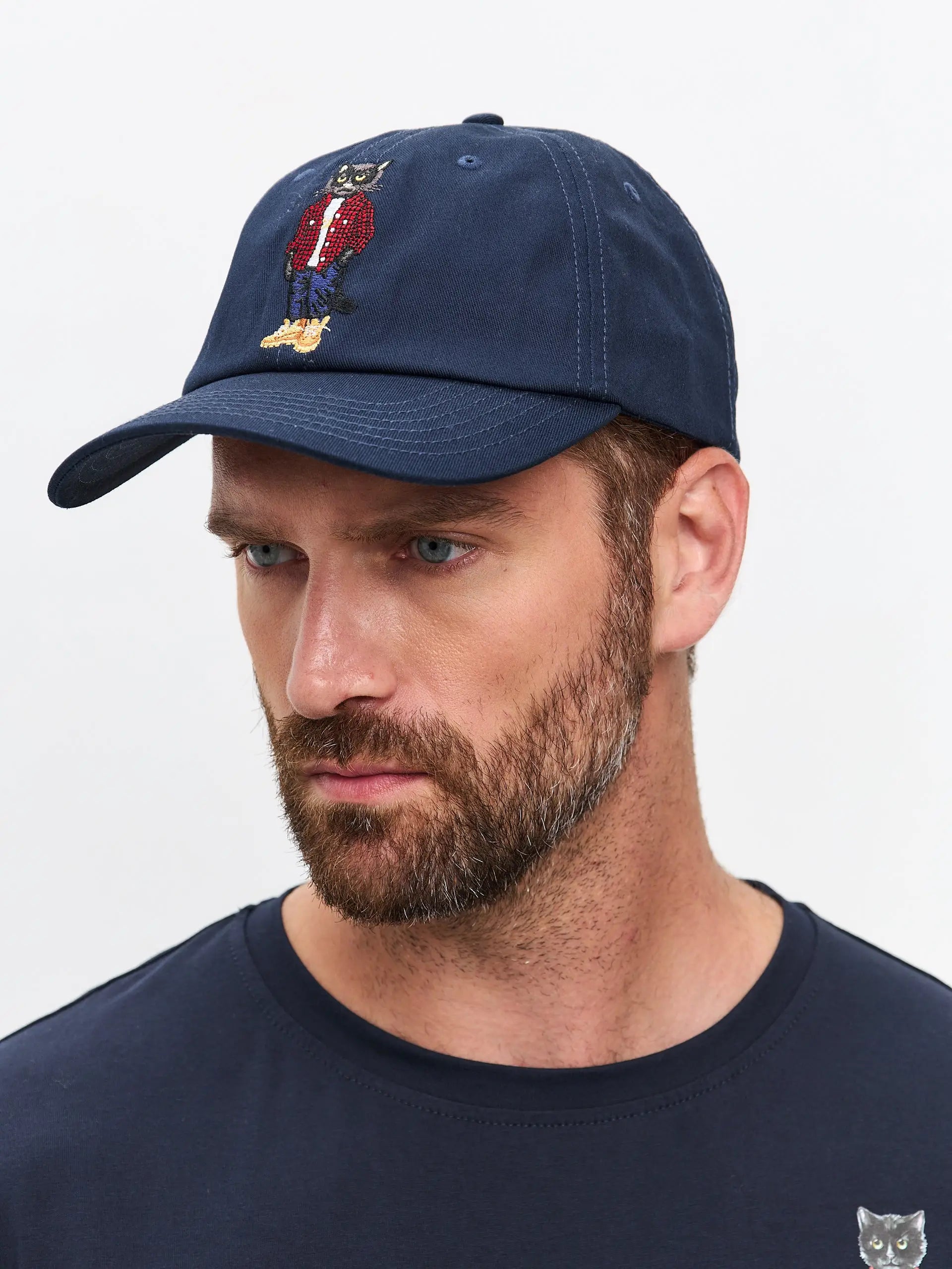 Cap navy with country cat - Funny Cat | For Cat Lovers | CAT by maniita lacitta