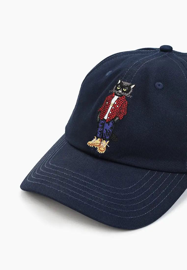 Cap navy with country cat - Funny Cat | For Cat Lovers | CAT by maniita lacitta