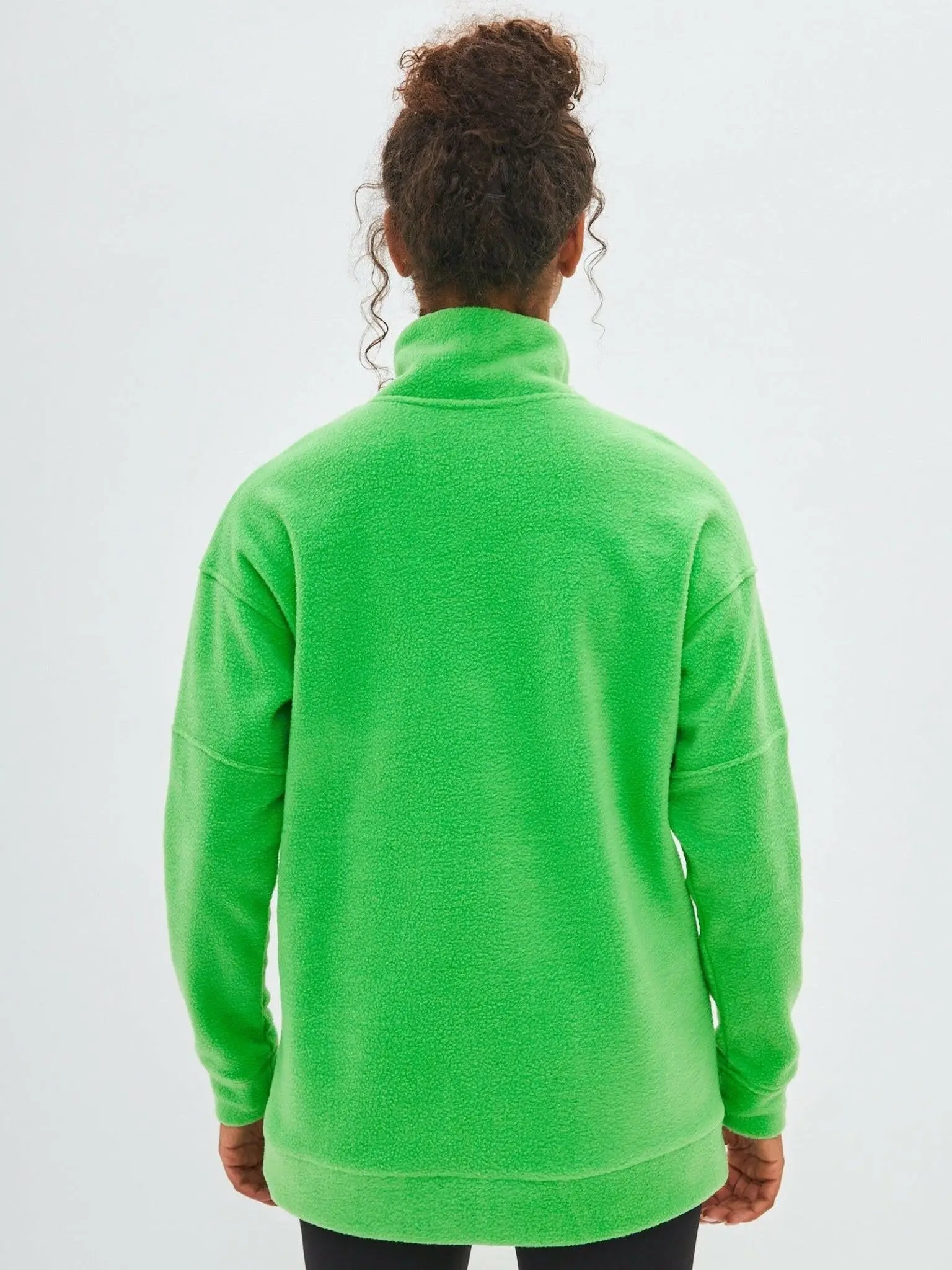 Green fleece sweatshirt - Funny Cat Fleece (recycled) | For Cat Lovers | CAT by maniita lacitta