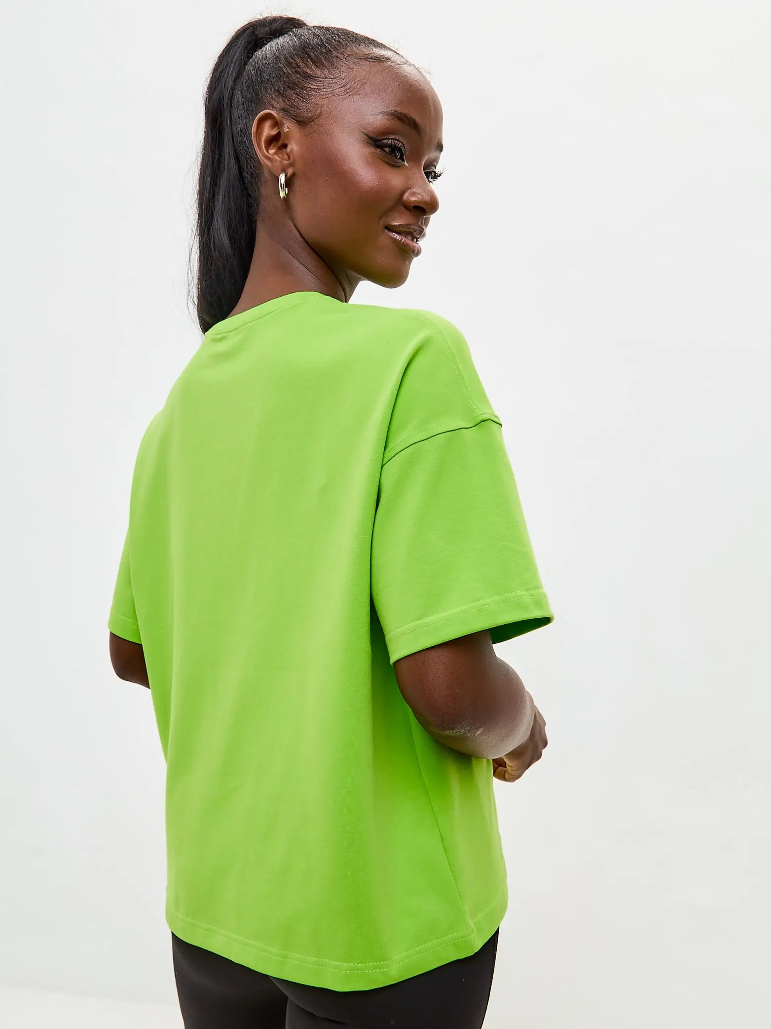 Green short oversized t-shirt sport cat - Funny Cat T-shirt | For Cat Lovers | CAT by maniita lacitta