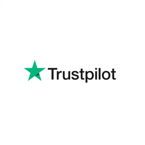Green star trustpilot logo on white background