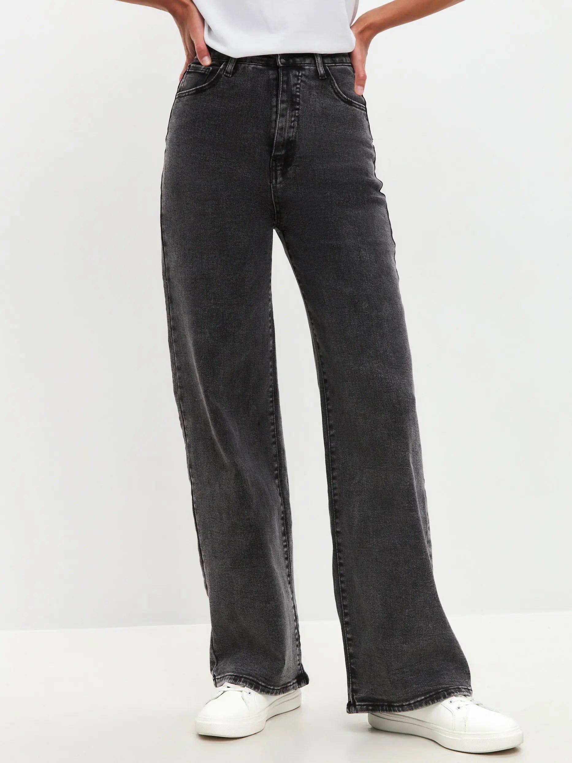 Grey women’s jeans - Funny Cat Bottom | For Cat Lovers | CAT by maniita lacitta