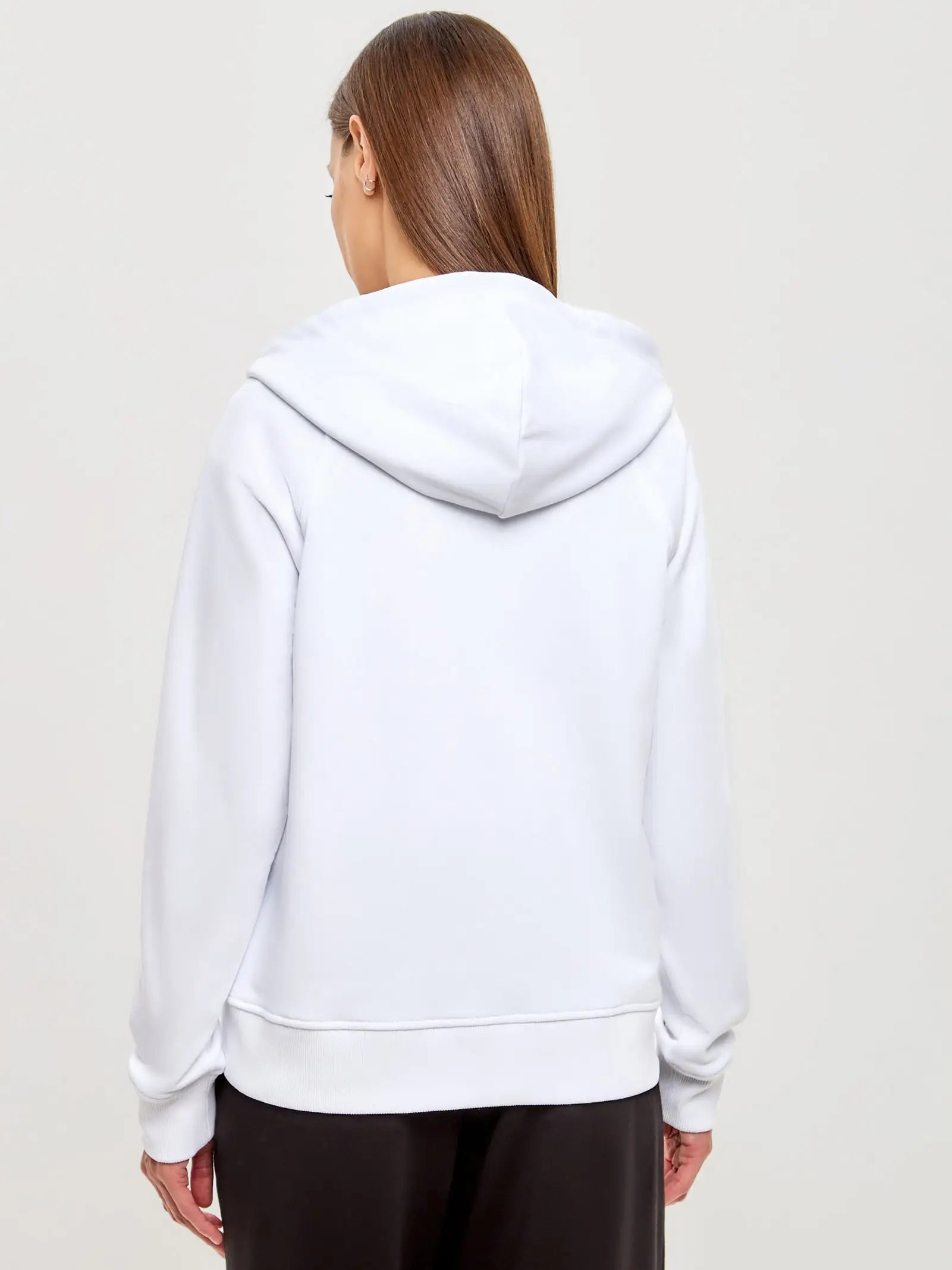 Logo cat set: white zip hoodie and black sweatpants - Funny Cat | For Cat Lovers | CAT by maniita lacitta