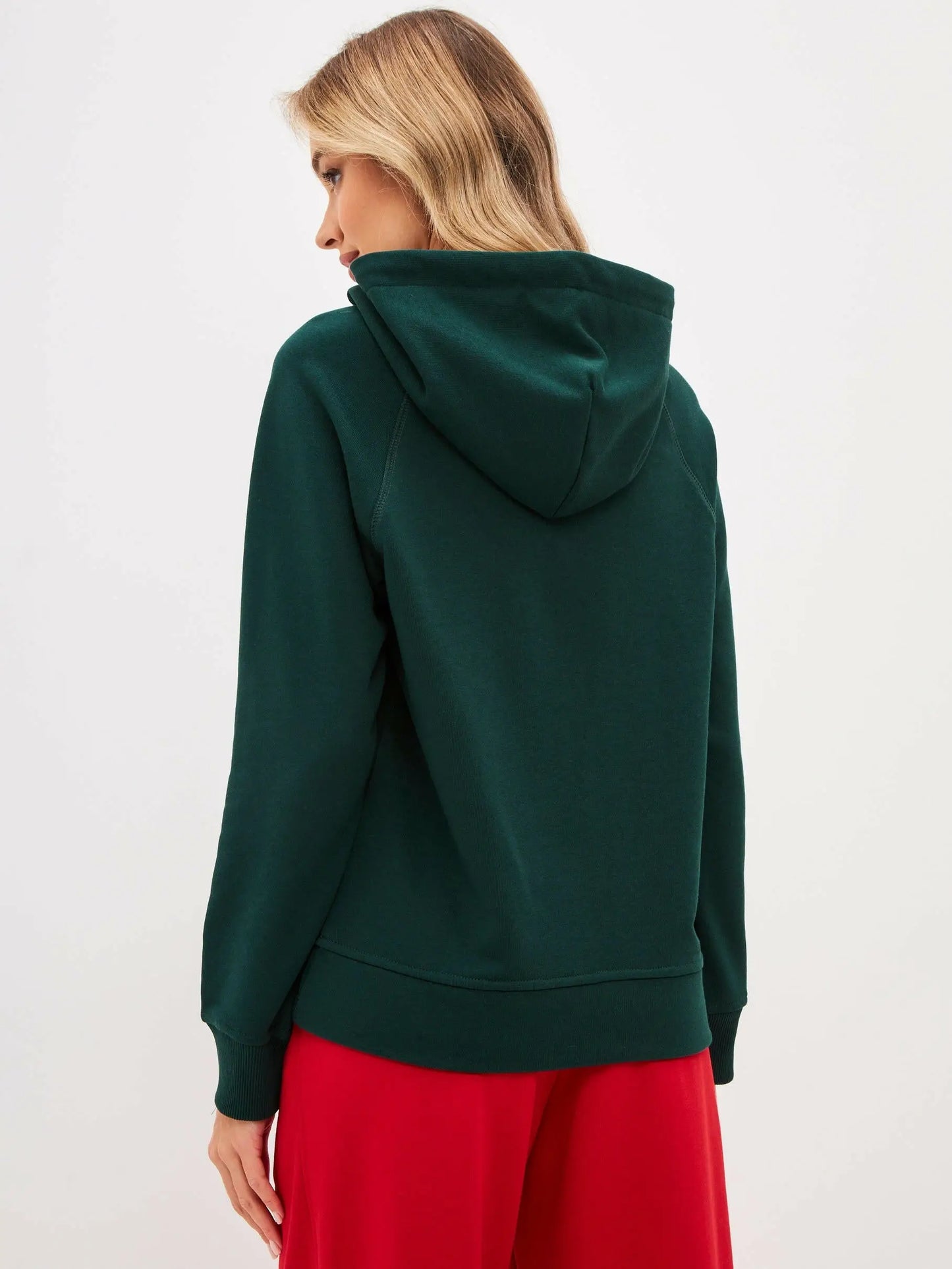 New year set: green & red sports chic women’s suit hoodie with cat and culottes - Funny Cat | For Cat Lovers | CAT