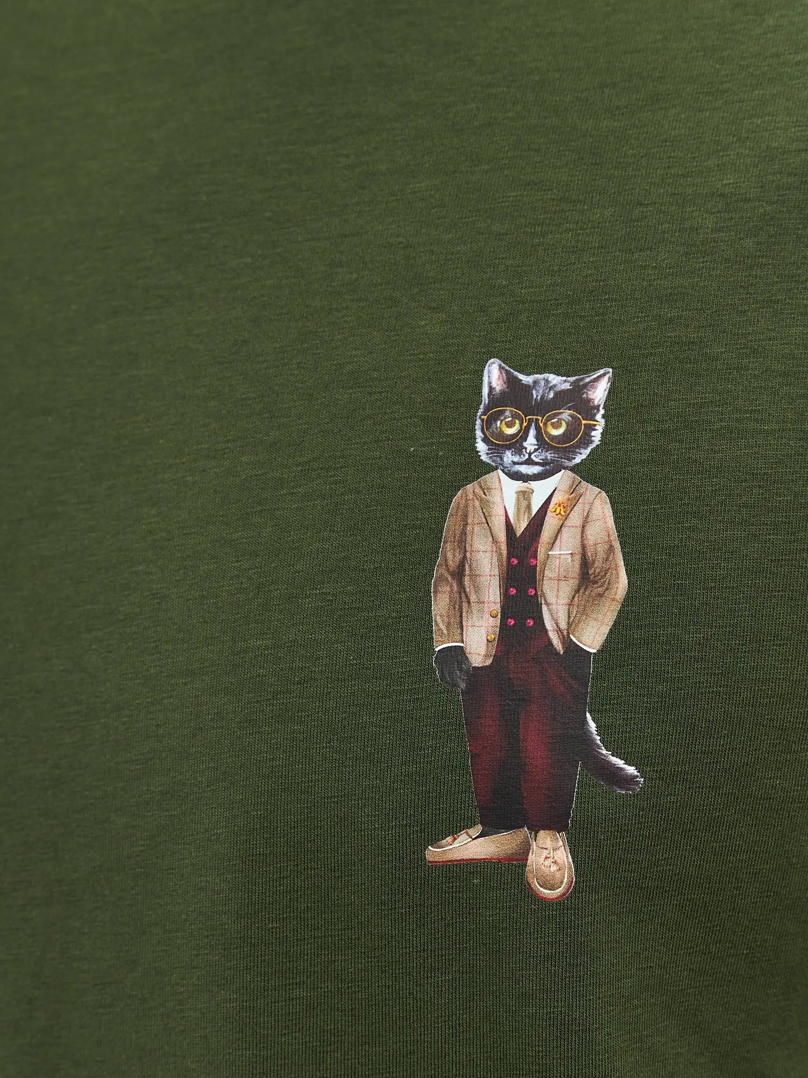 Olive t-shirt professor cat - Funny Cat T-shirt | For Cat Lovers | CAT by maniita lacitta
