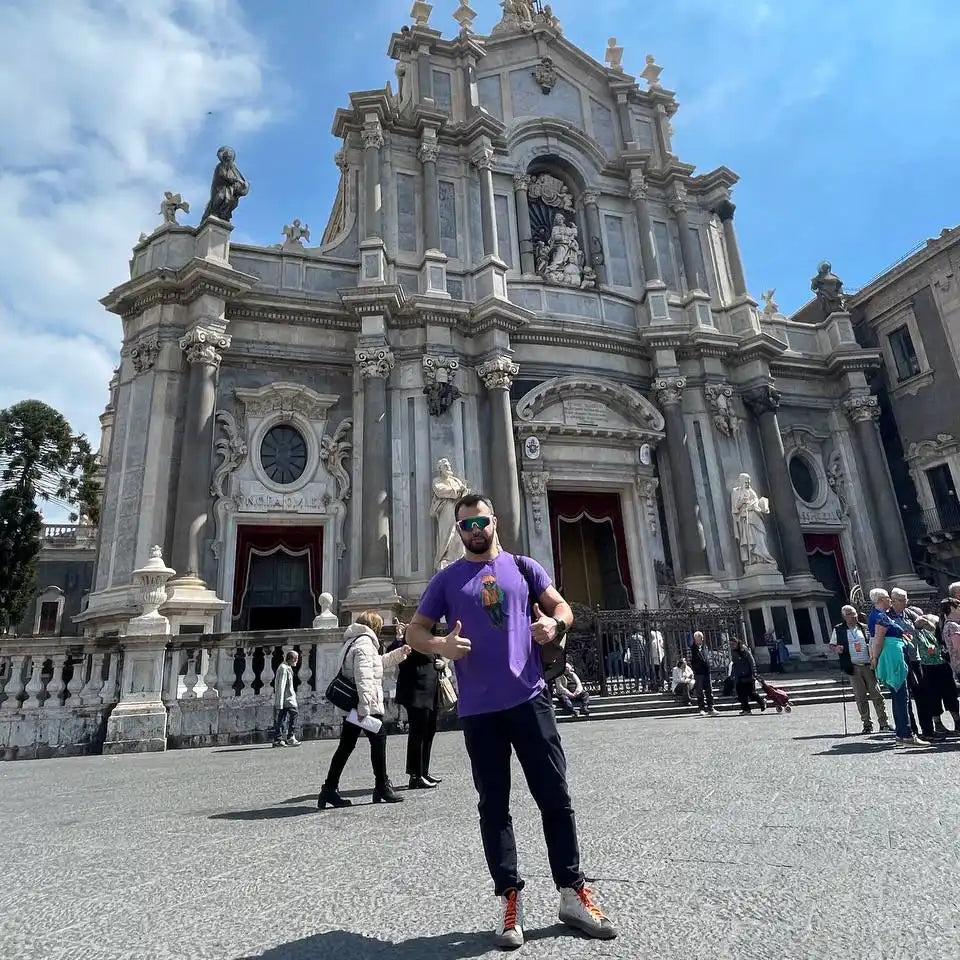 Ornate stone cathedral.