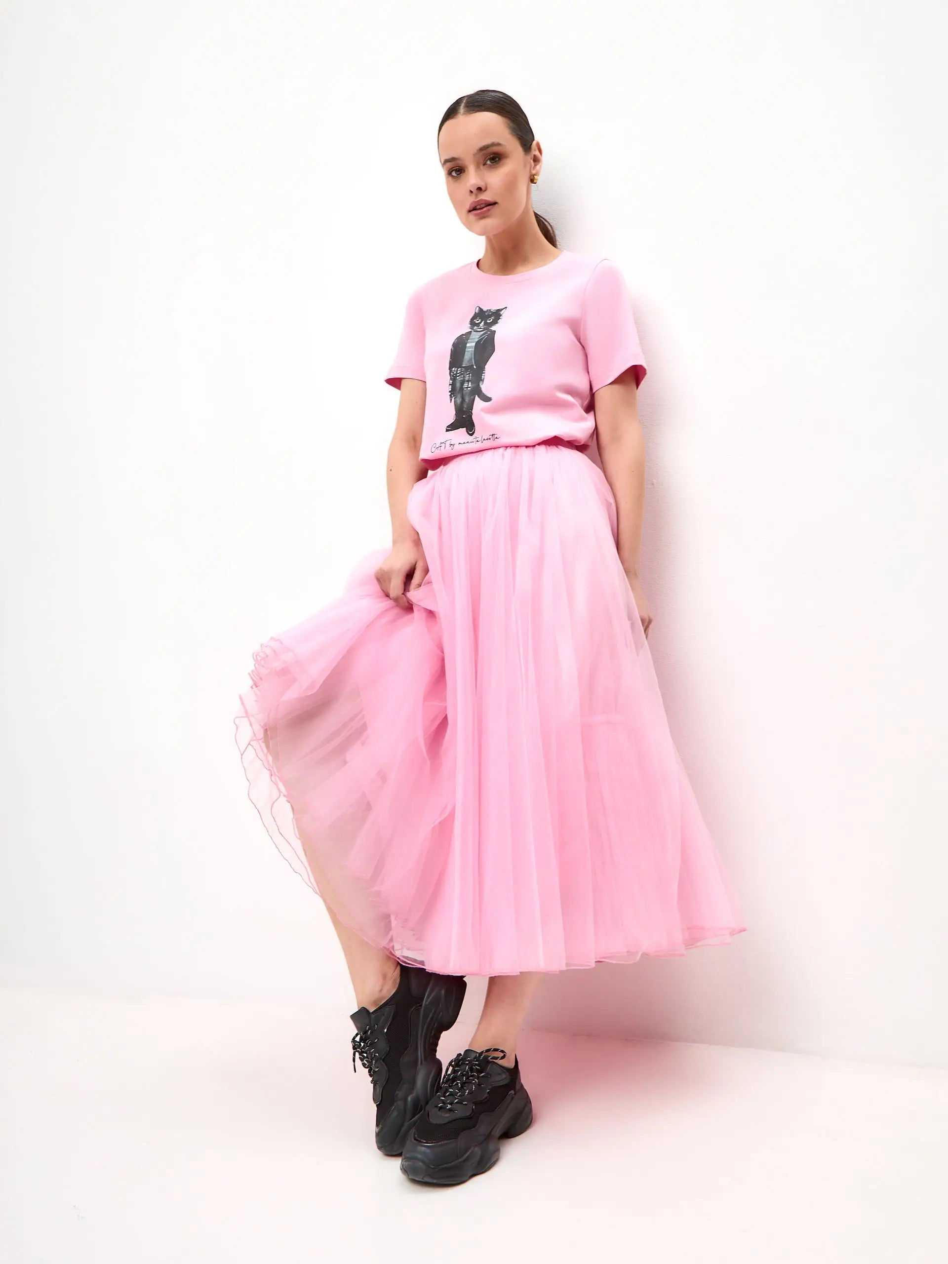Pink tulle skirt princess - Funny Cat Bottom | For Cat Lovers | CAT by maniita lacitta