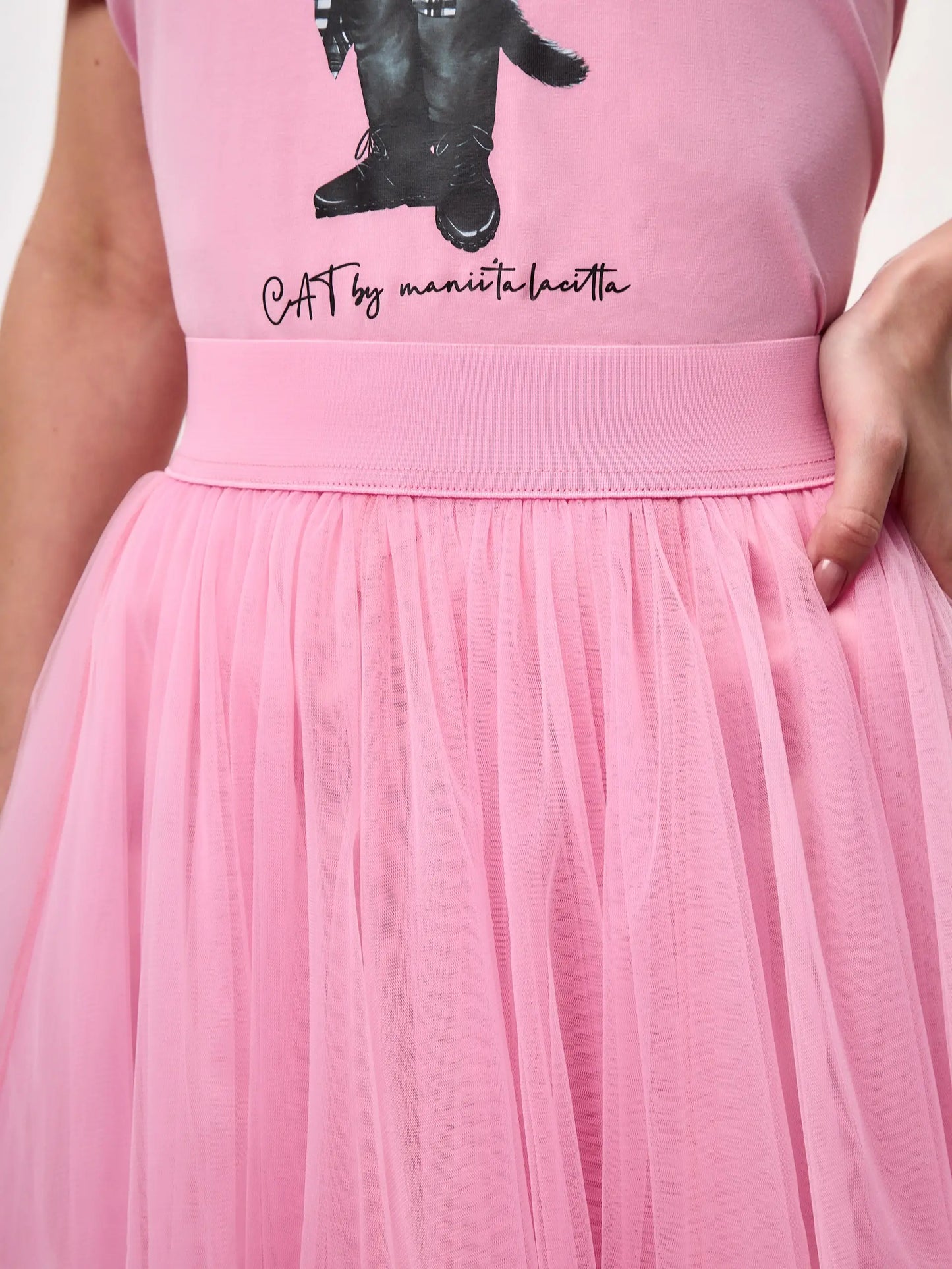 Pink tulle skirt princess - Funny Cat Bottom | For Cat Lovers | CAT by maniita lacitta