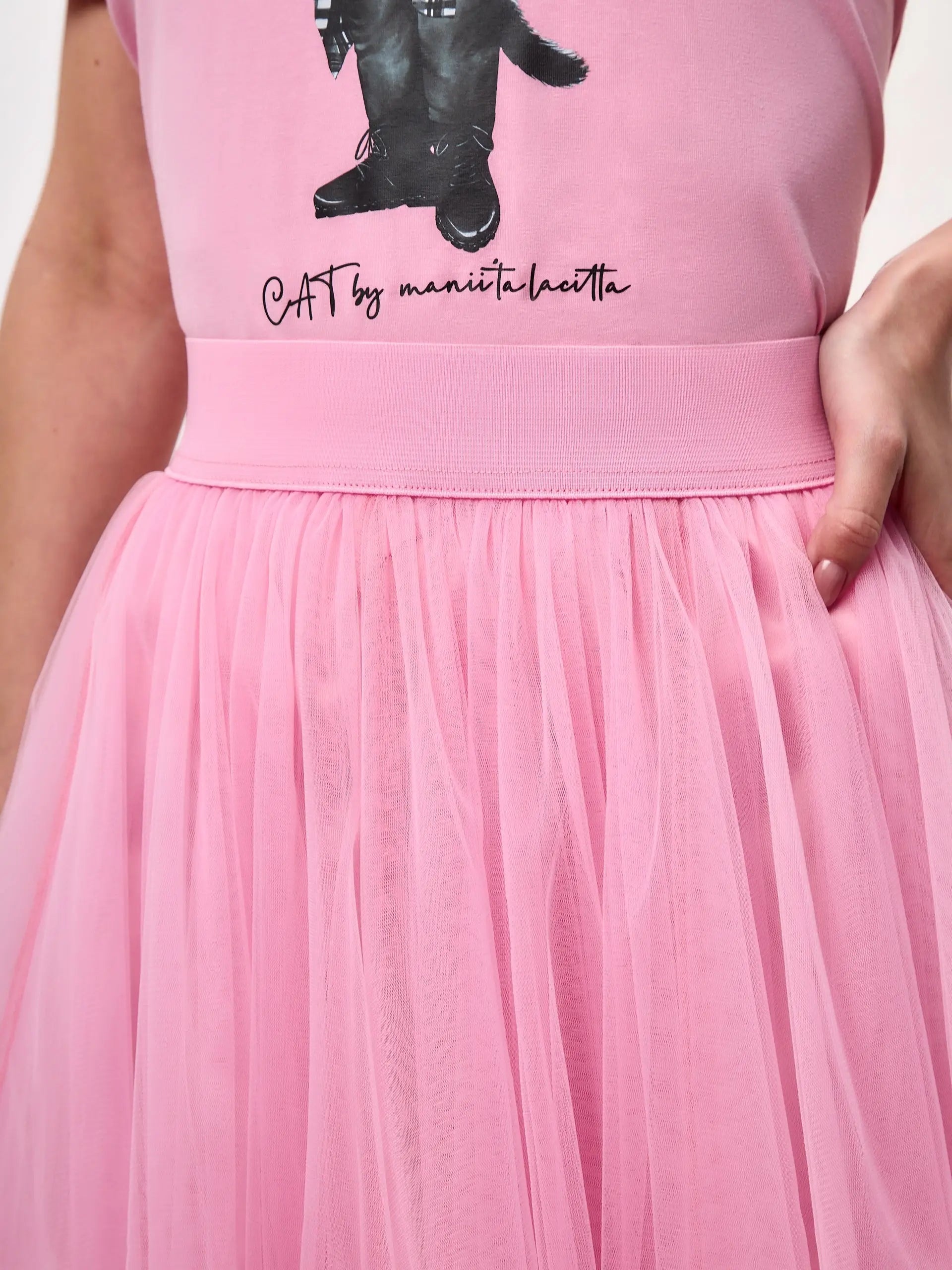 Pink tulle skirt princess - Funny Cat Bottom | For Cat Lovers | CAT by maniita lacitta