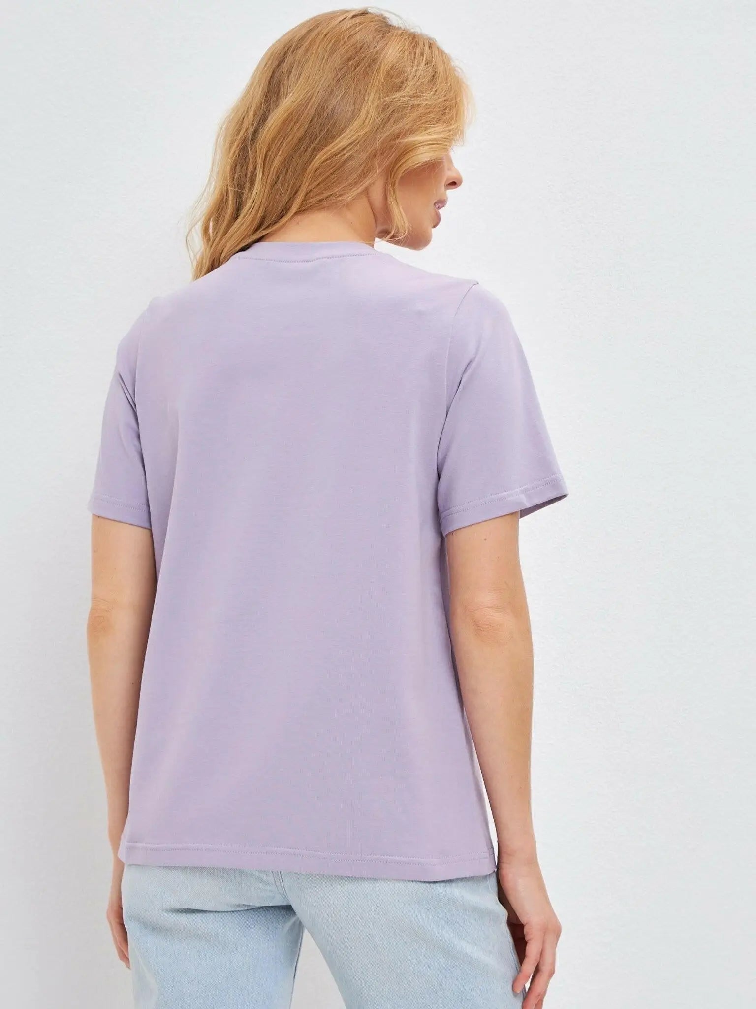 Purple printed t-shirt denim cat - Funny Cat T-shirt | For Cat Lovers | CAT by maniita lacitta