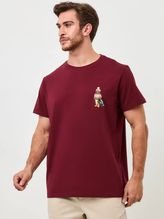 Red t-shirt christmas cat - Funny Cat T-shirt | For Cat Lovers | CAT by maniita lacitta